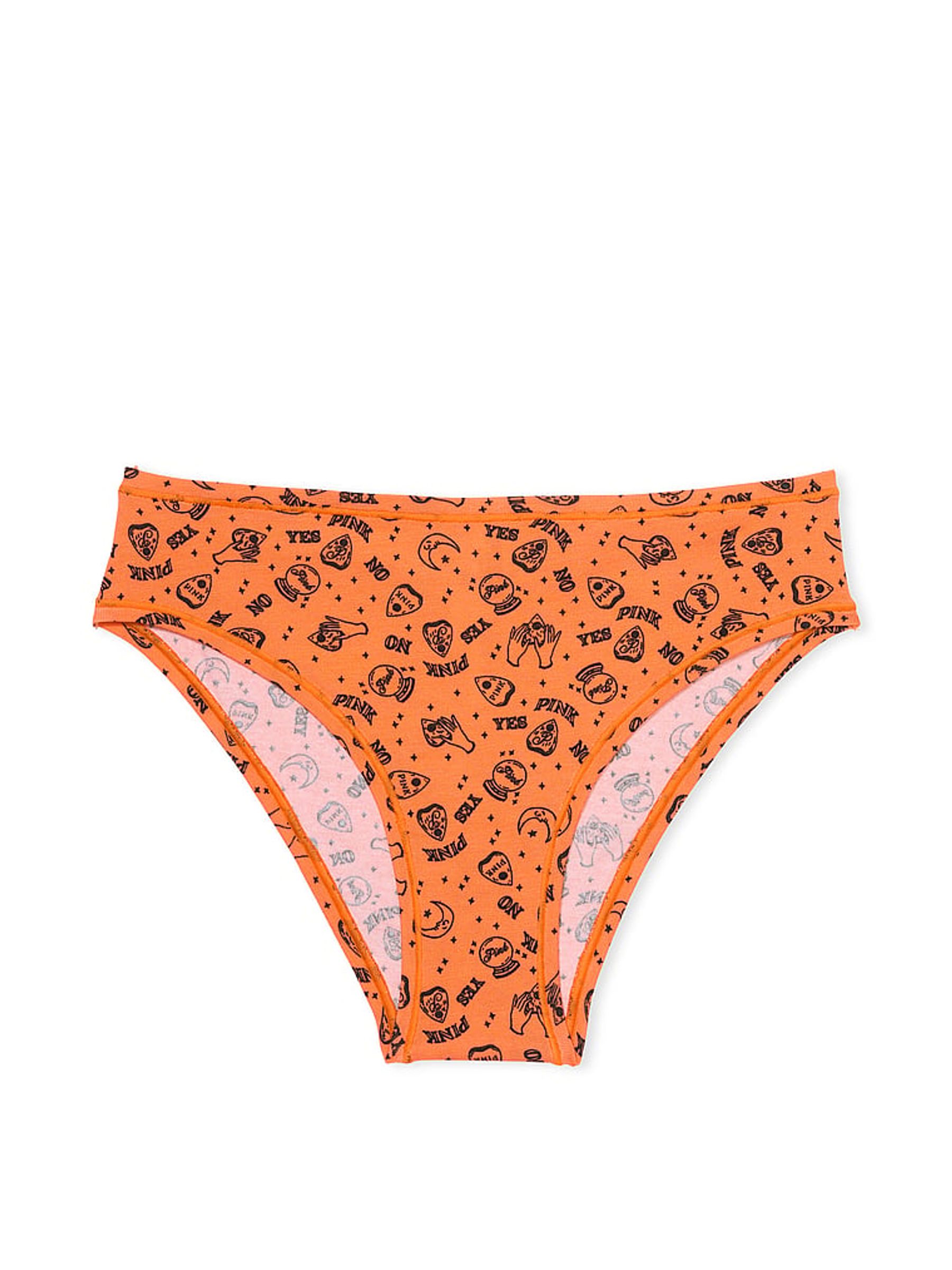 Orange Halloween Print Cheeky Cotton Cheeky Knickers - Image 1 of 2