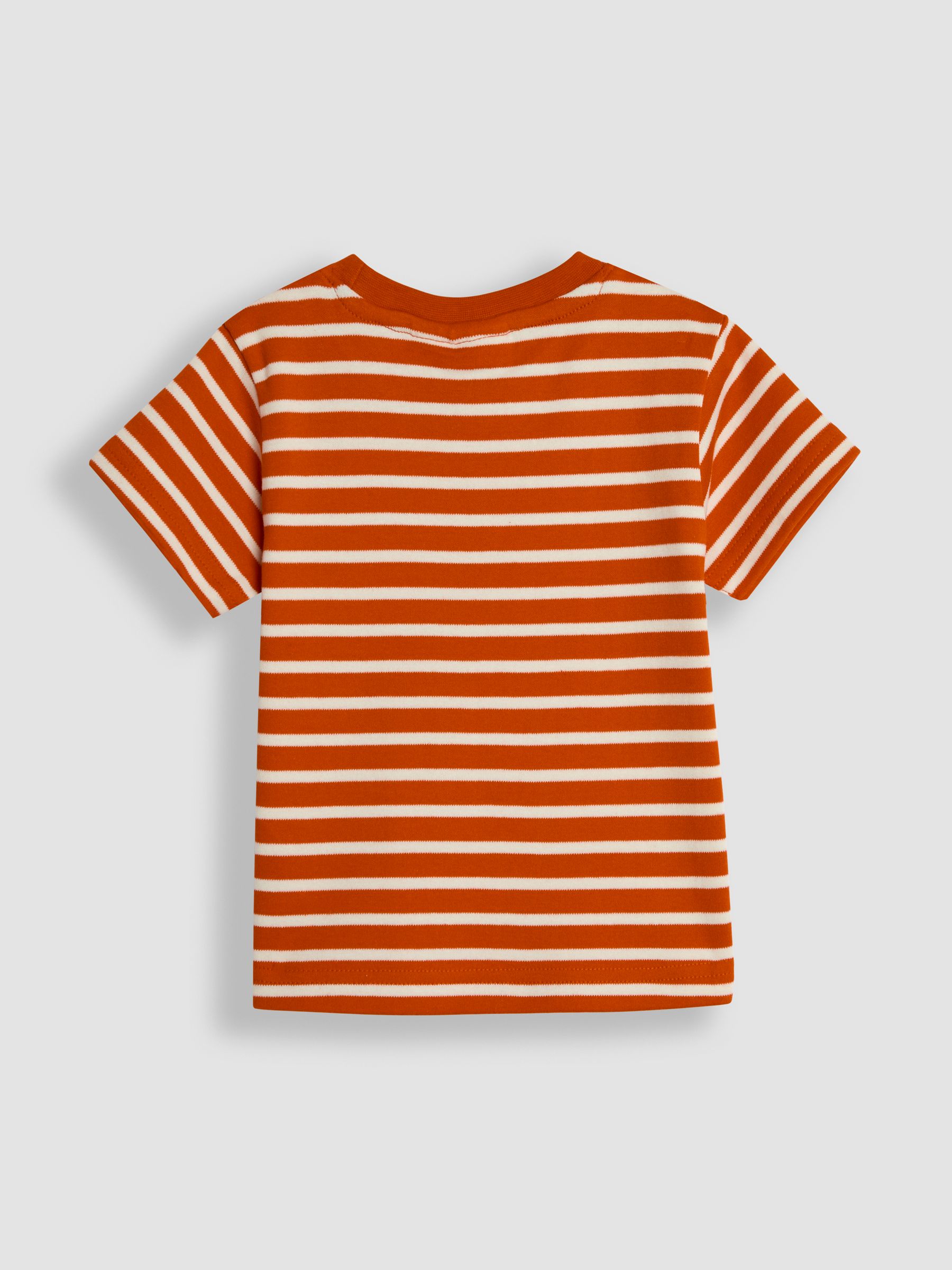 Mocha Duck Print And Stripe T-Shirts 2 Pack - Image 3 of 5
