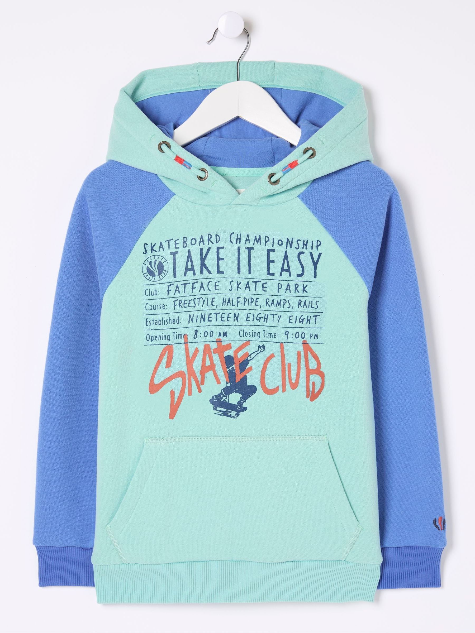 Green Skate Graphic Popover Hoodie - Image 5 of 5
