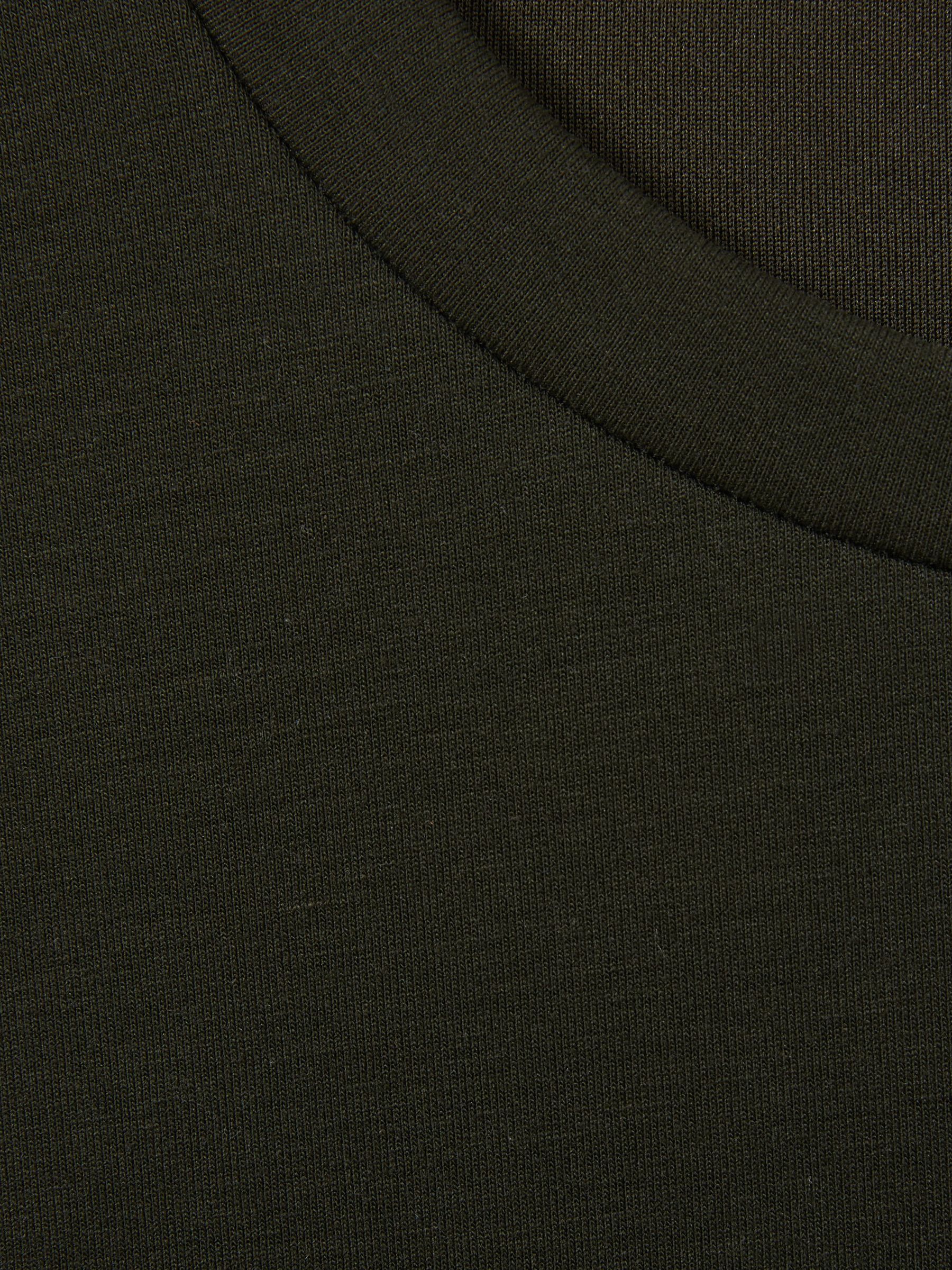 Interlock Jersey Crew Neck T-Shirt in Deep Forest - Image 5 of 5