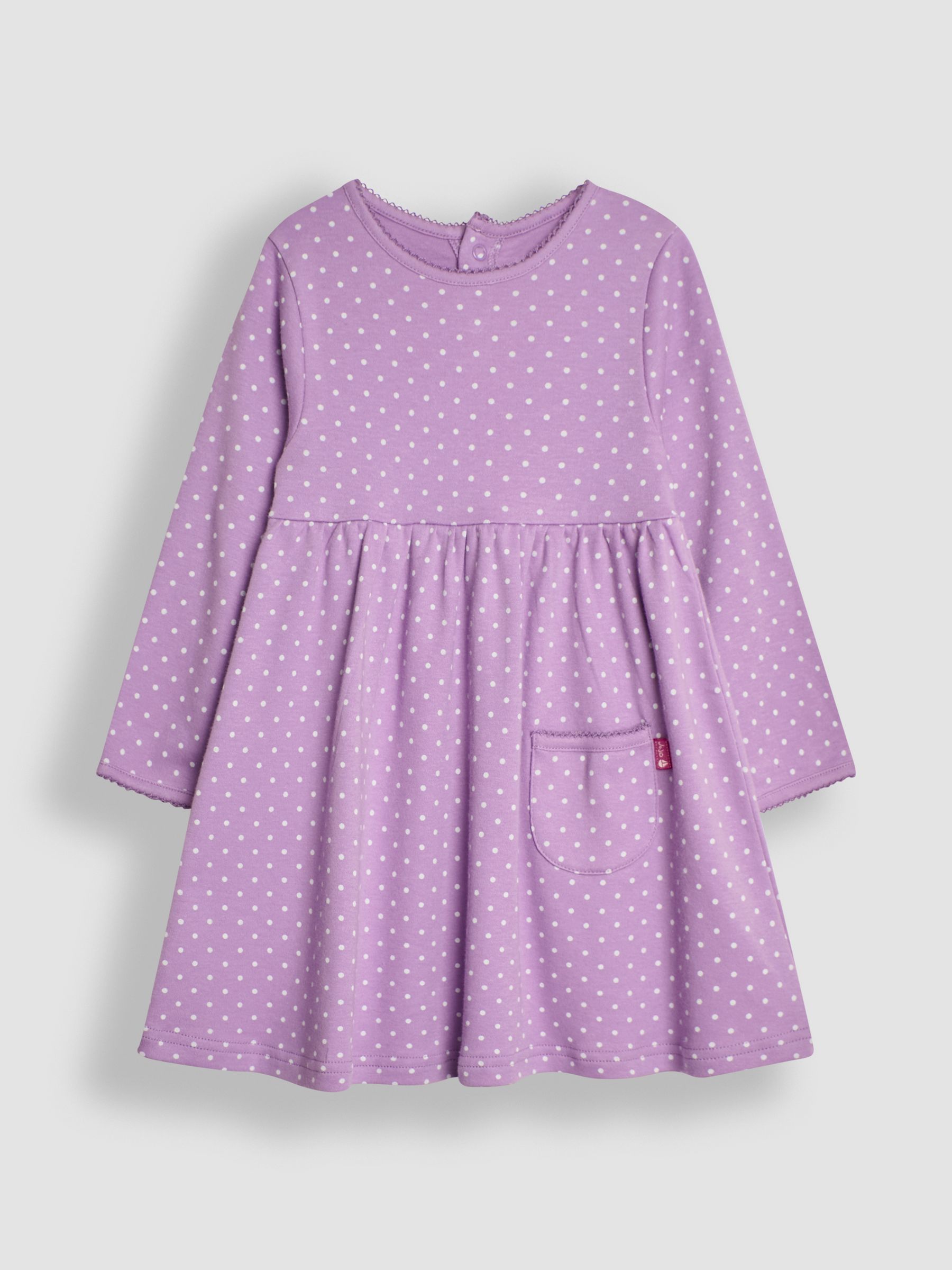 Lilac Purple Spot Dress - Image 1 of 3