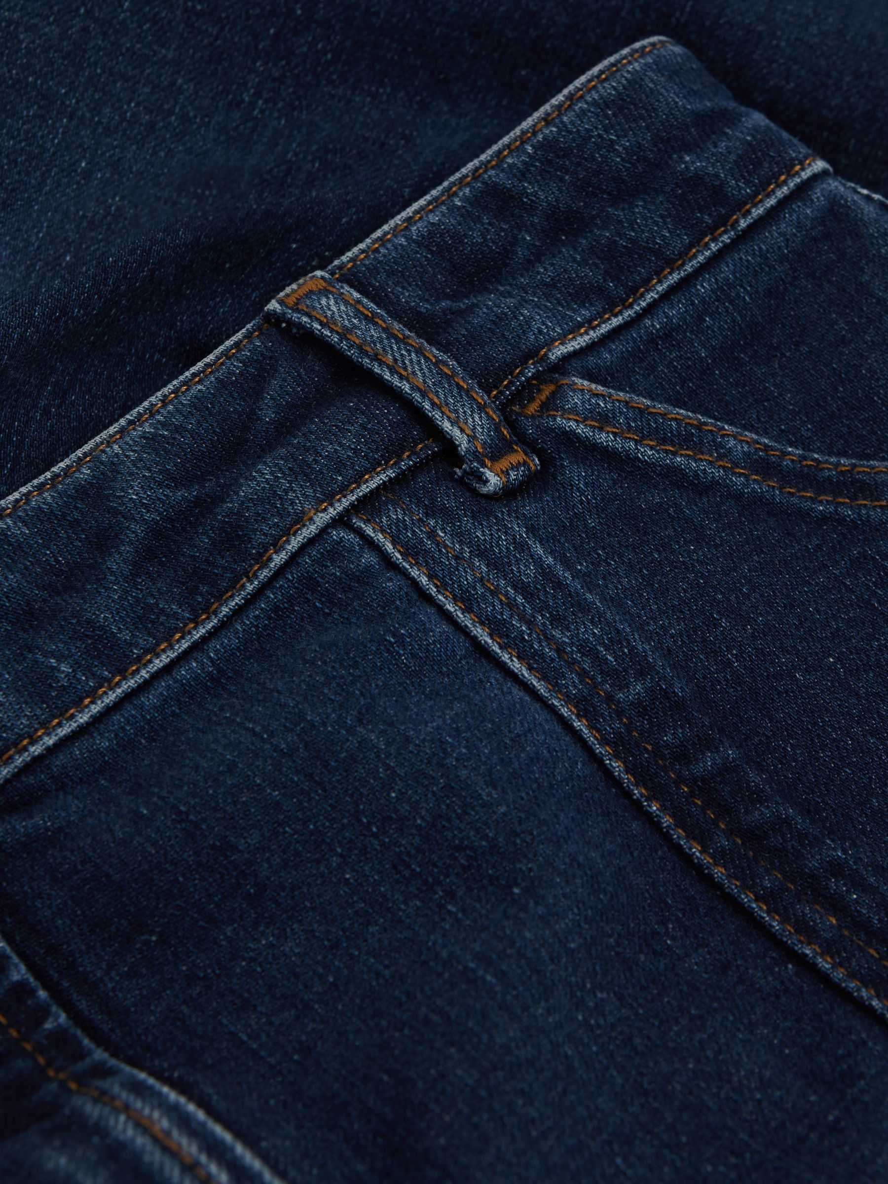 Garment Dyed Utility Tapered Jeans in Dark Blue - Image 6 of 6
