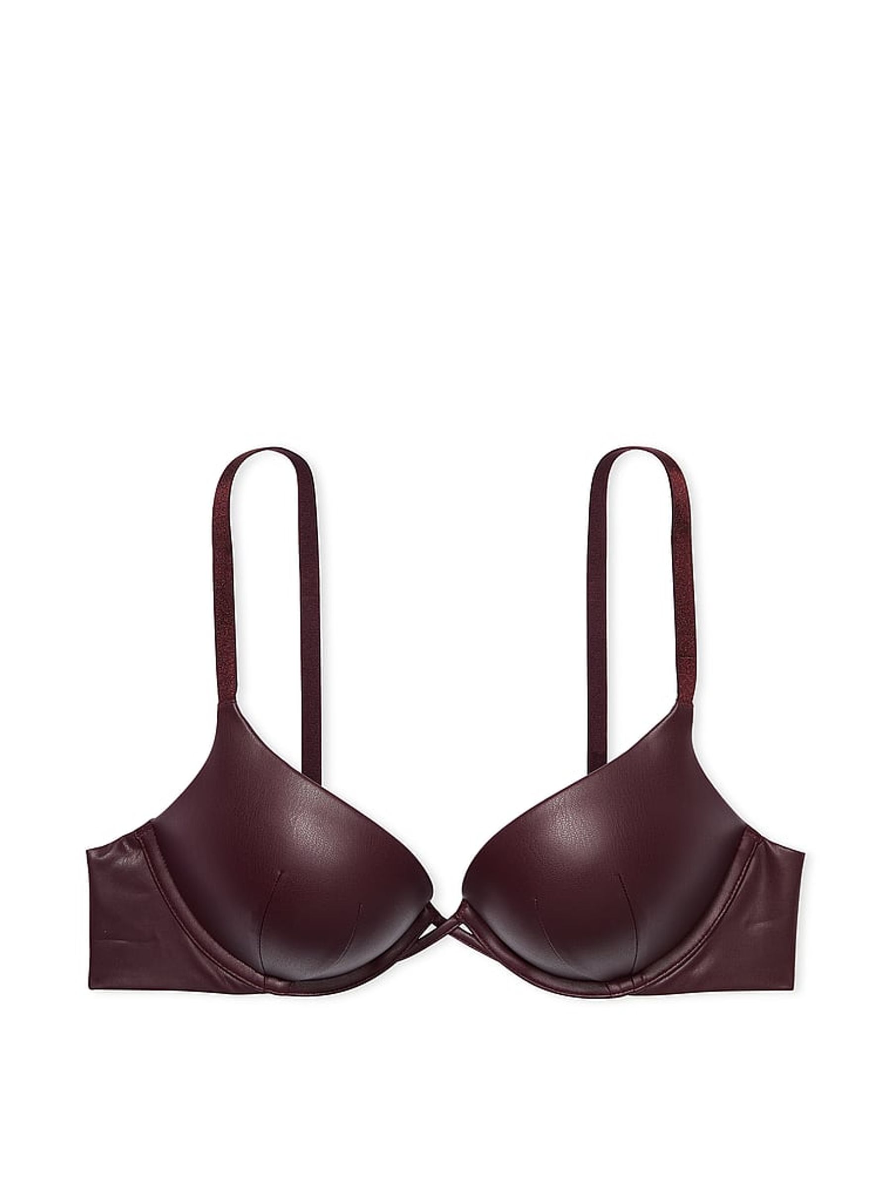 Burgundy Brown Add 2 Cups Bombshell Bra - Image 3 of 3