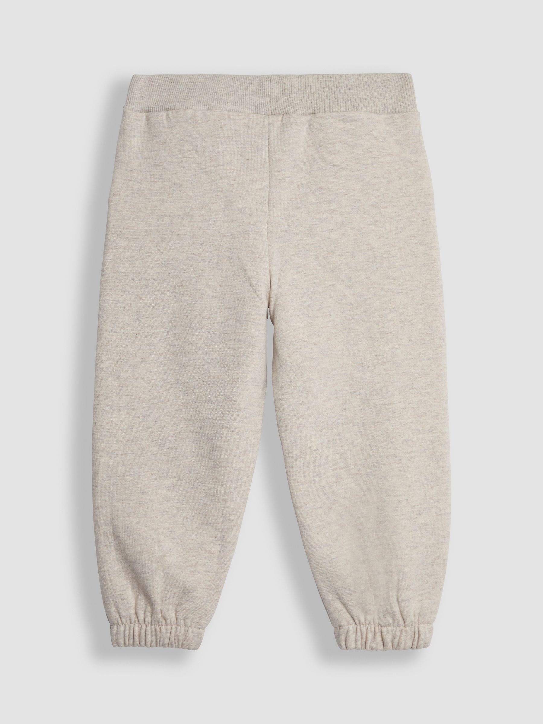 Natural Hedgehog Appliqué Joggers - Image 2 of 3