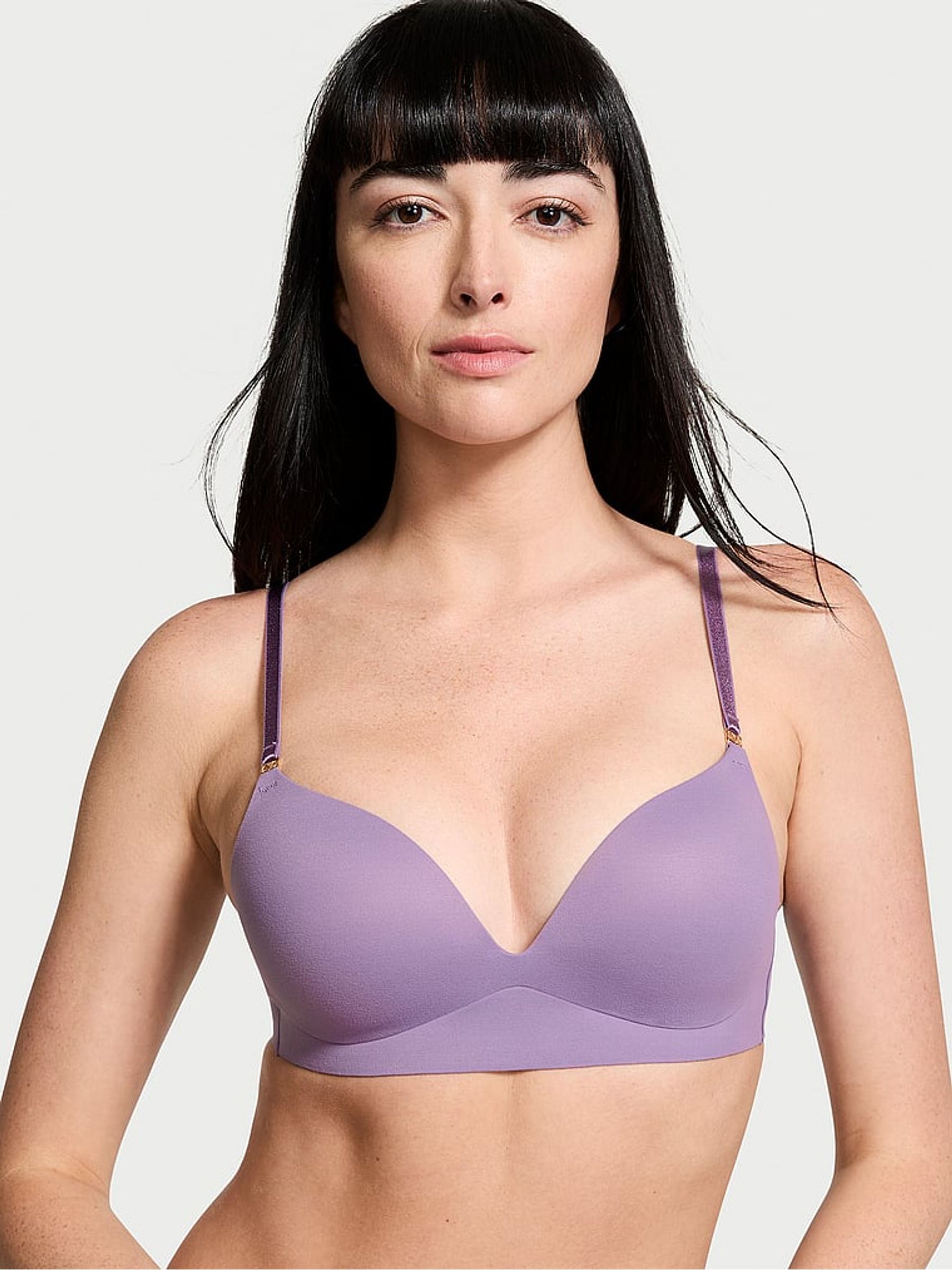 Frozen Plum Purple Non Wired Push Up Smooth Bra - Image 1 of 4