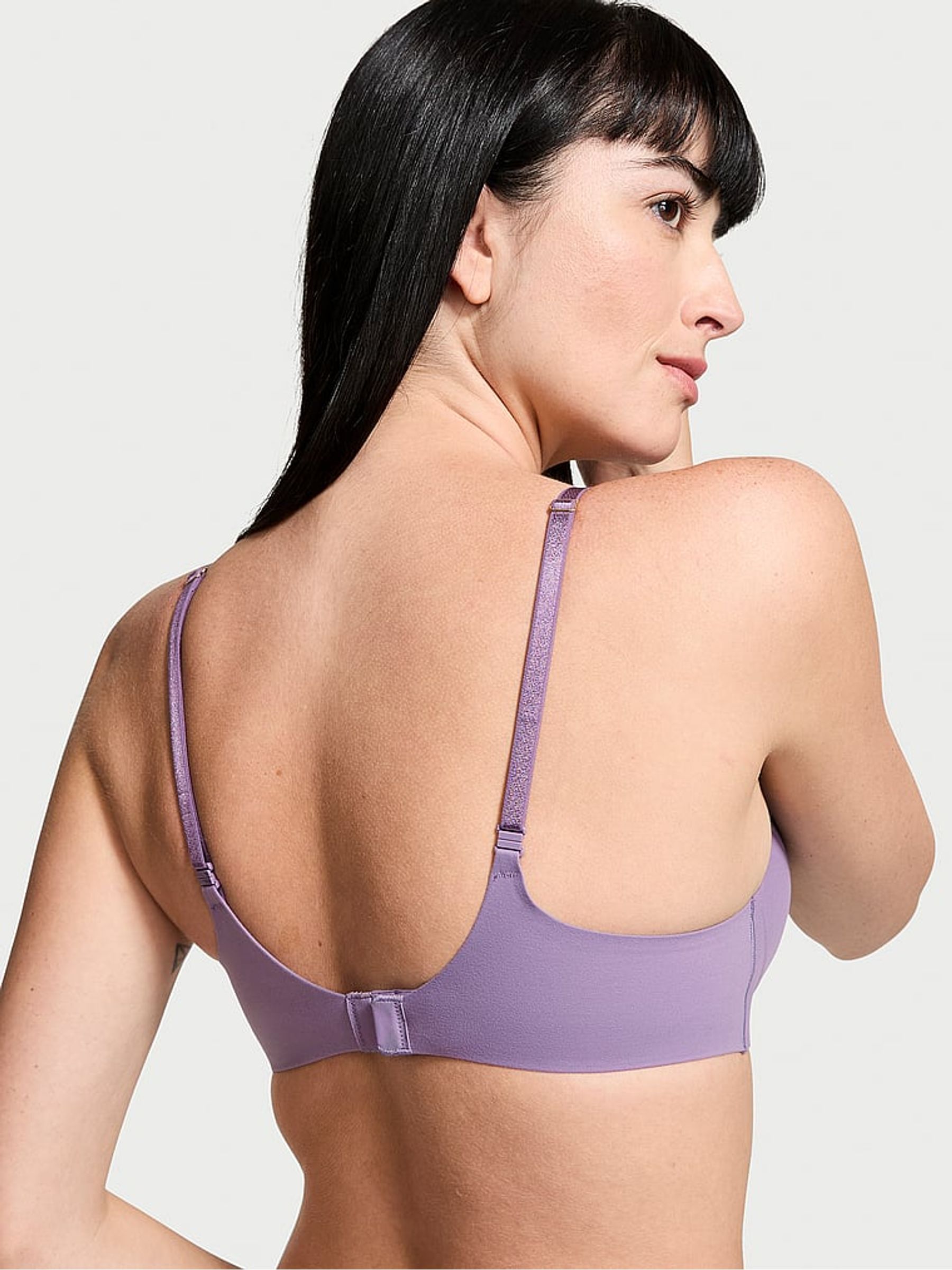 Frozen Plum Purple Non Wired Push Up Smooth Bra - Image 2 of 4
