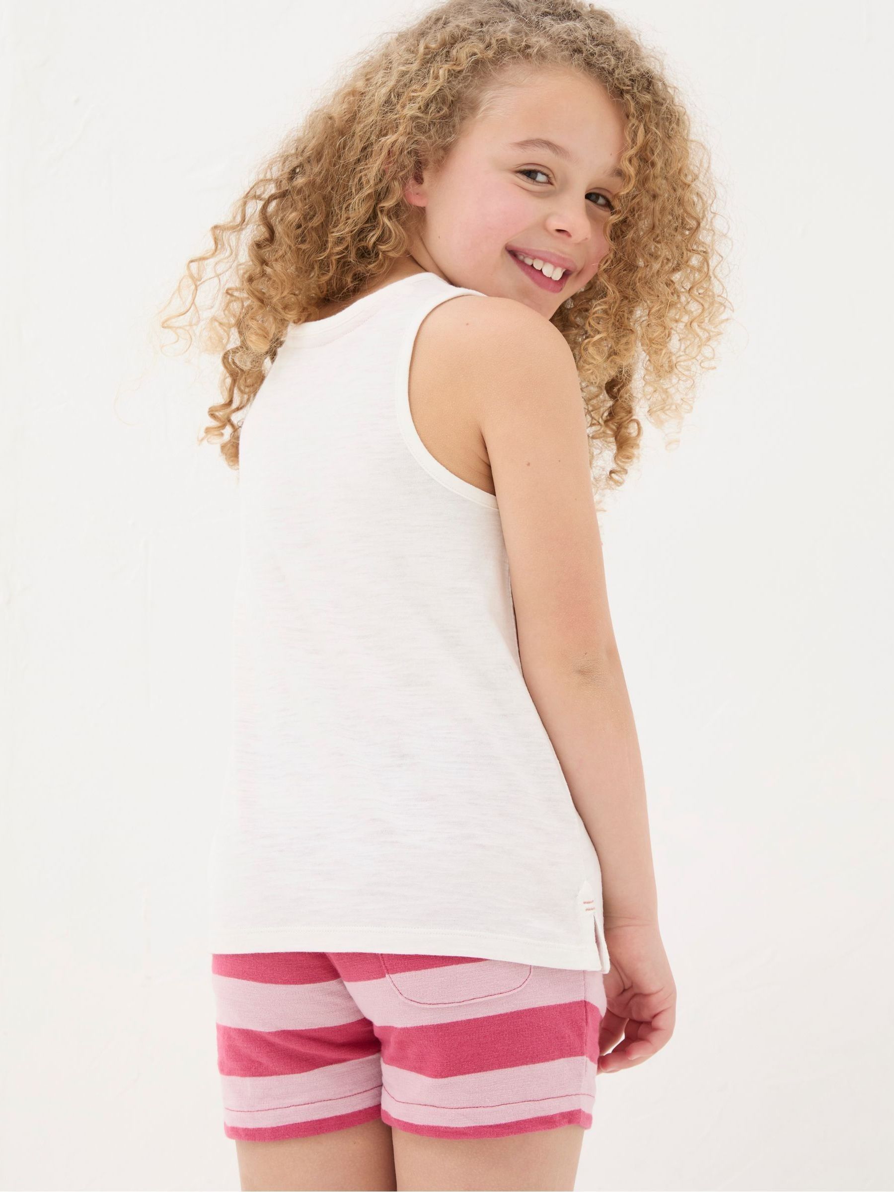 Natural Strawberry Jersey Vest Top - Image 2 of 4