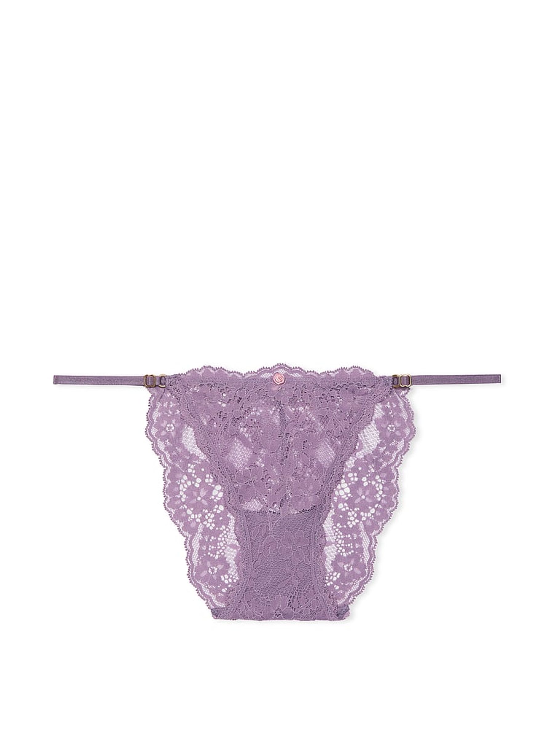 Frozen Plum Purple Lace Bikini Knickers - Image 3 of 3
