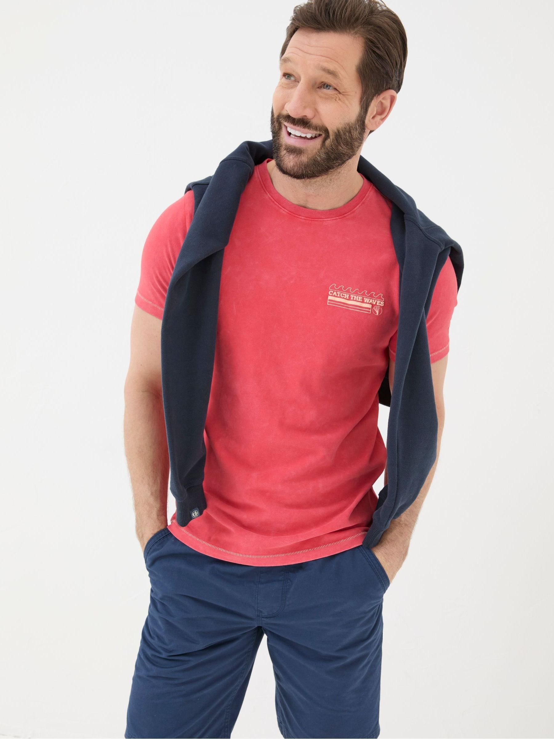 Red Surf Sketch T-Shirt - Image 3 of 8