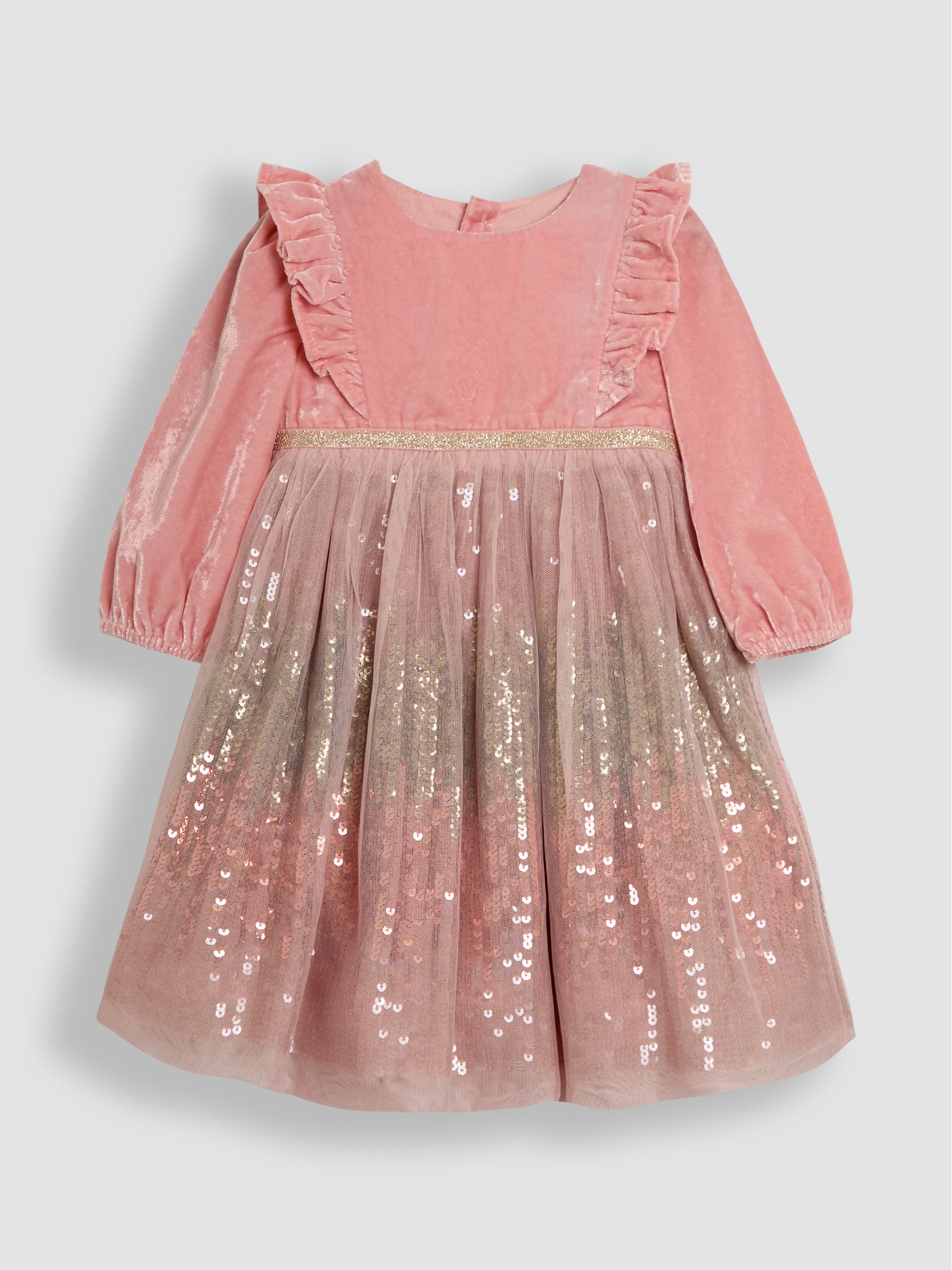 Pink Sequin Party Dress - Image 1 of 4