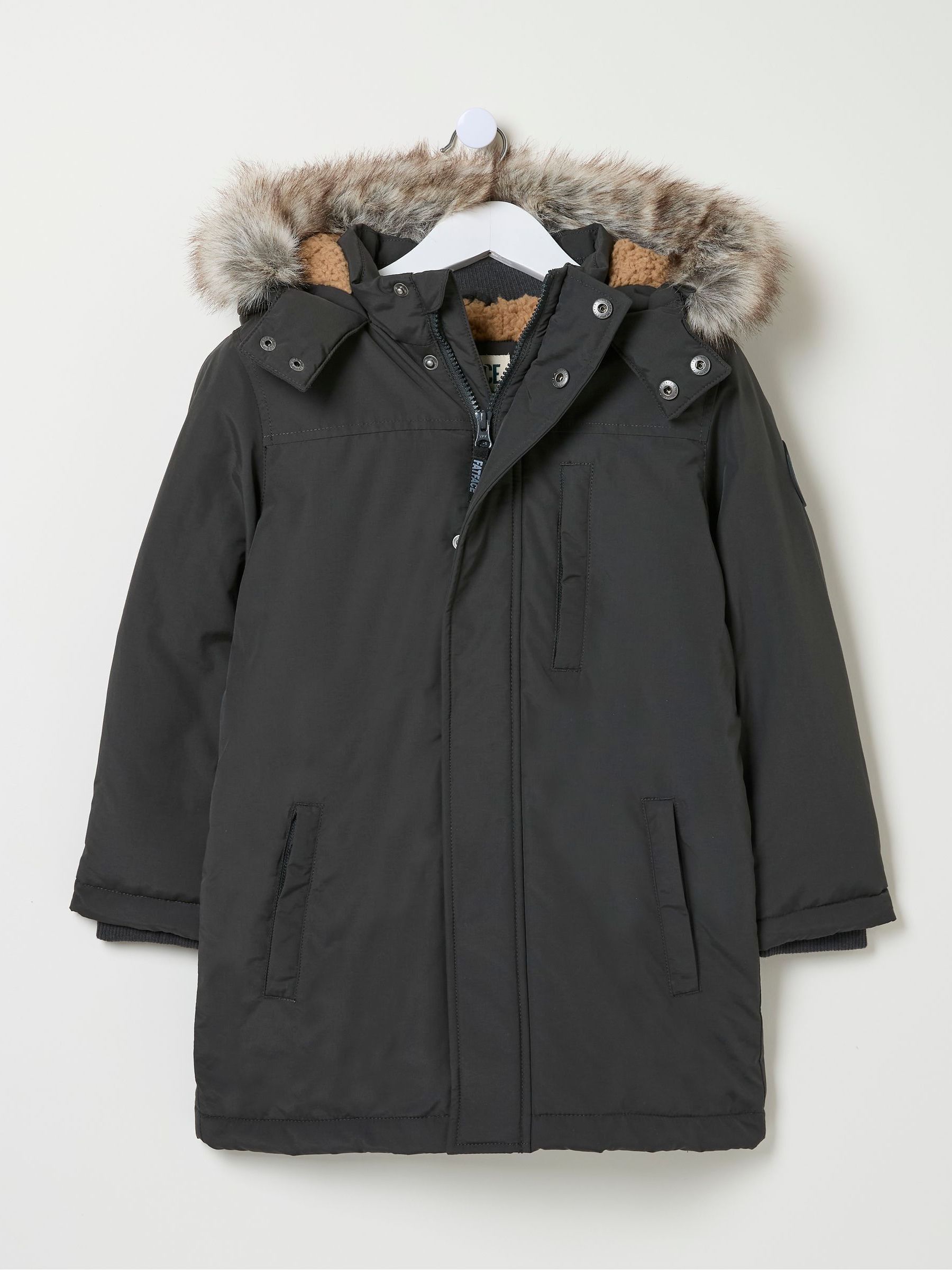 Easdale Washed Black Hooded Parka Jacket - Image 5 of 5