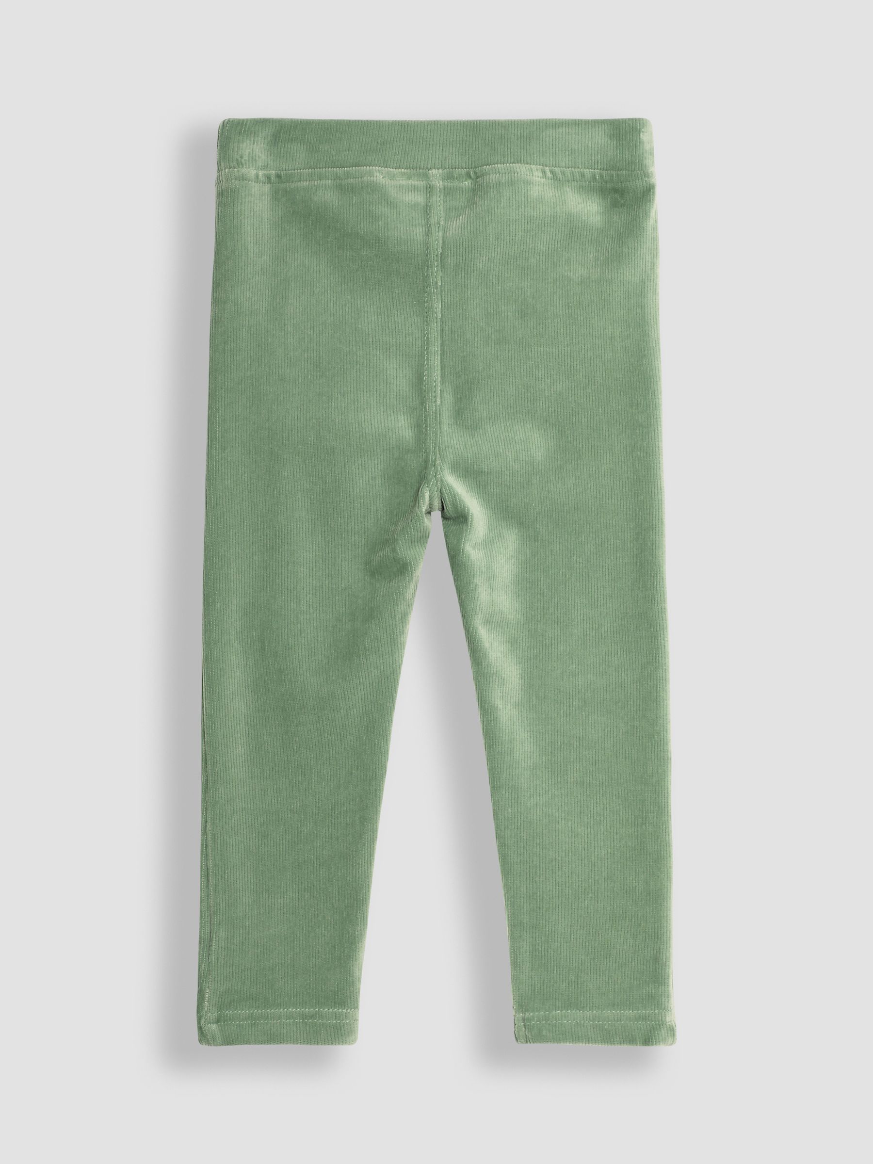 Green & Fawn Brown 2-Pack Jersey Cord Jeggings - Image 3 of 7