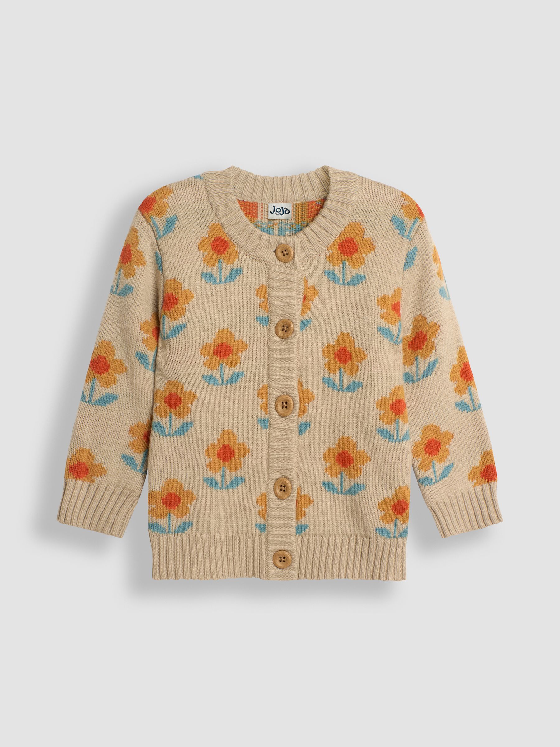Yellow Floral Cardigan - Image 1 of 3