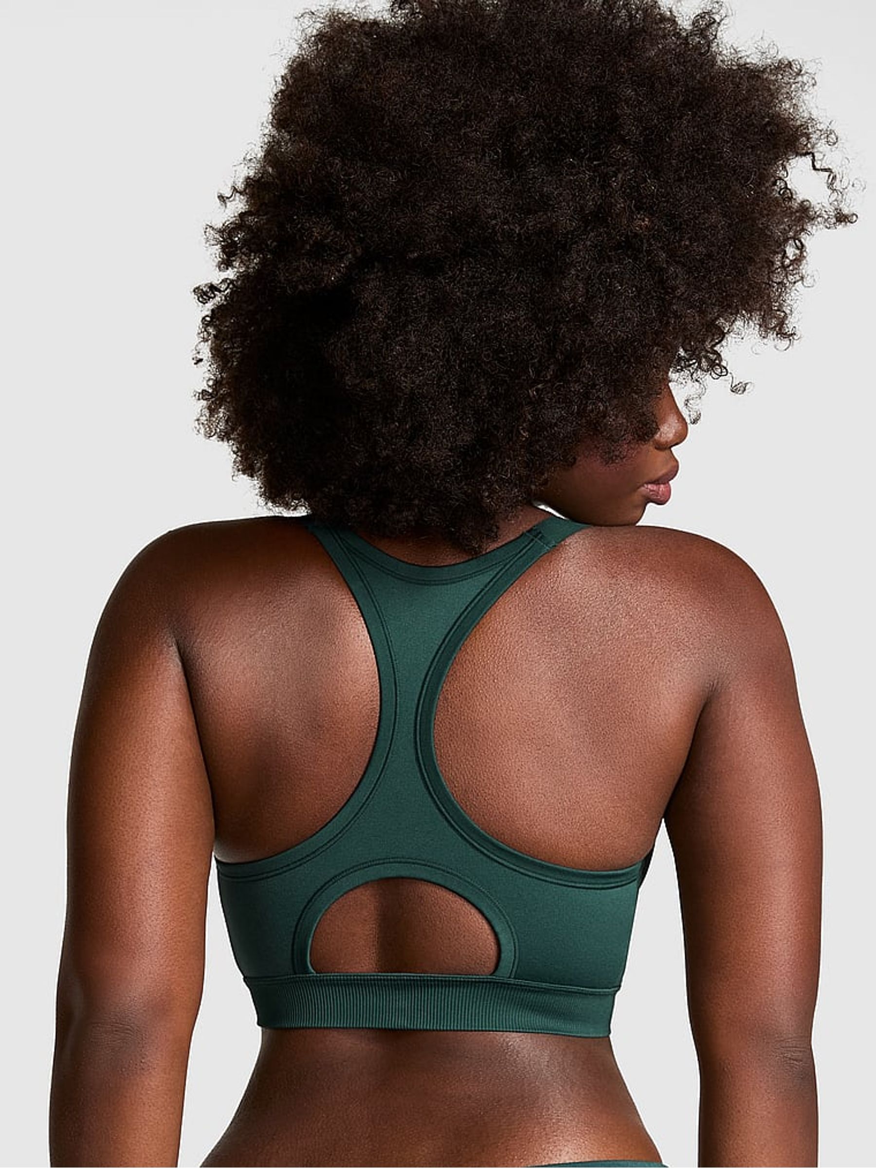 Deep Forest Green Sports Bra - Image 2 of 3