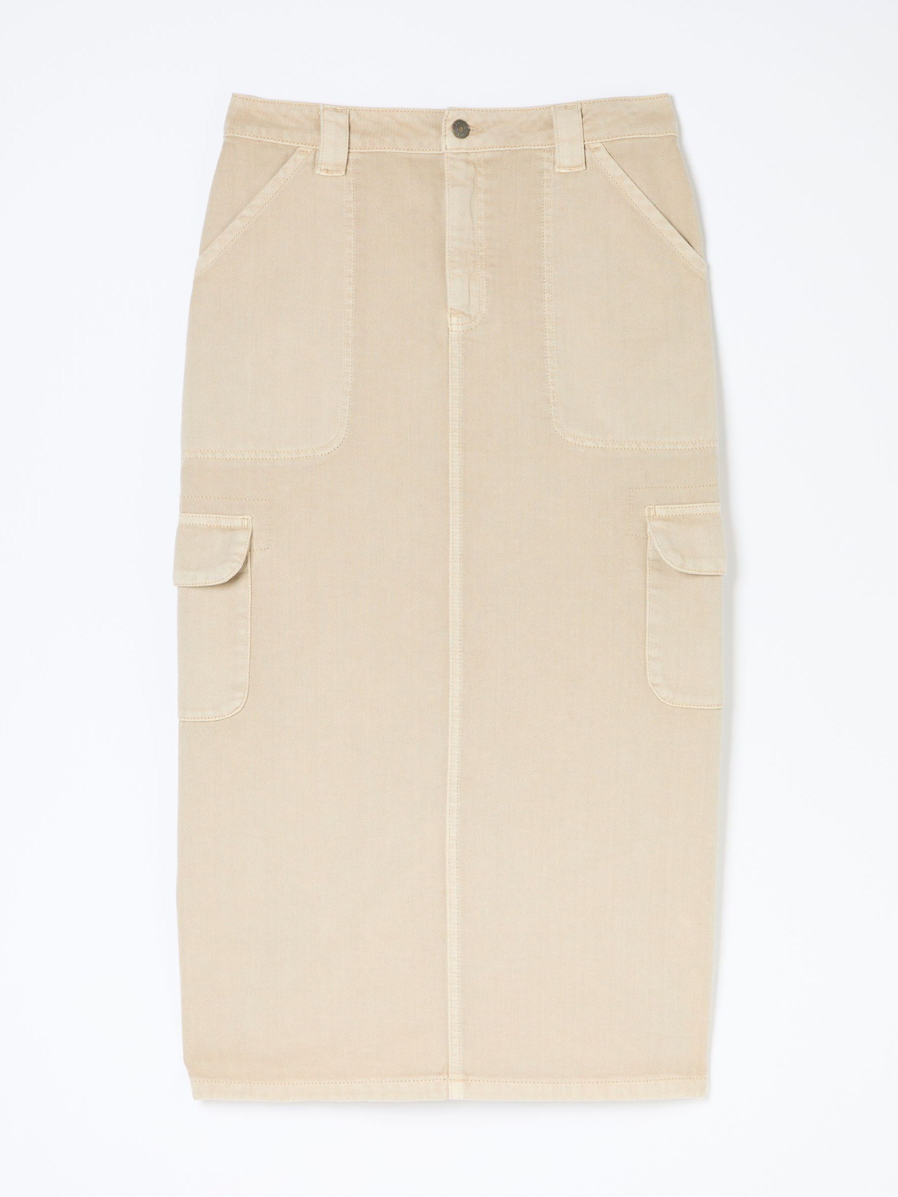 Candace Natural Cargo Midi Skirt - Image 6 of 6