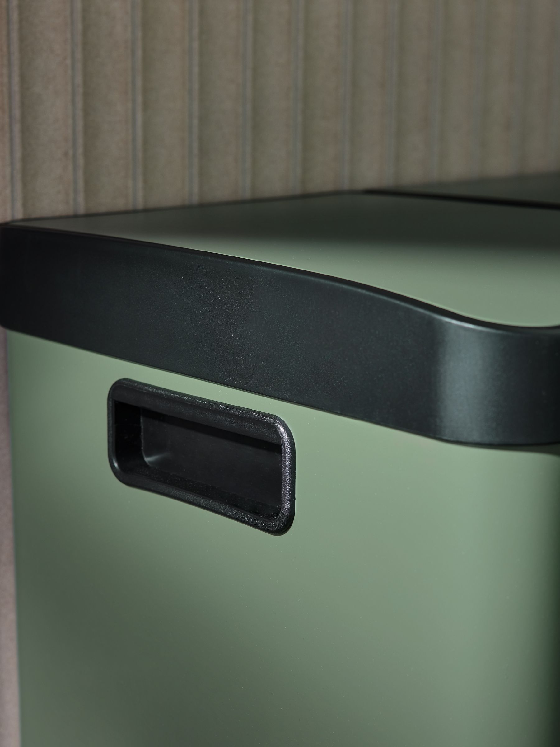 2 Section 60 Litre Recycling and Waste Colter Bin in Green - Image 5 of 6