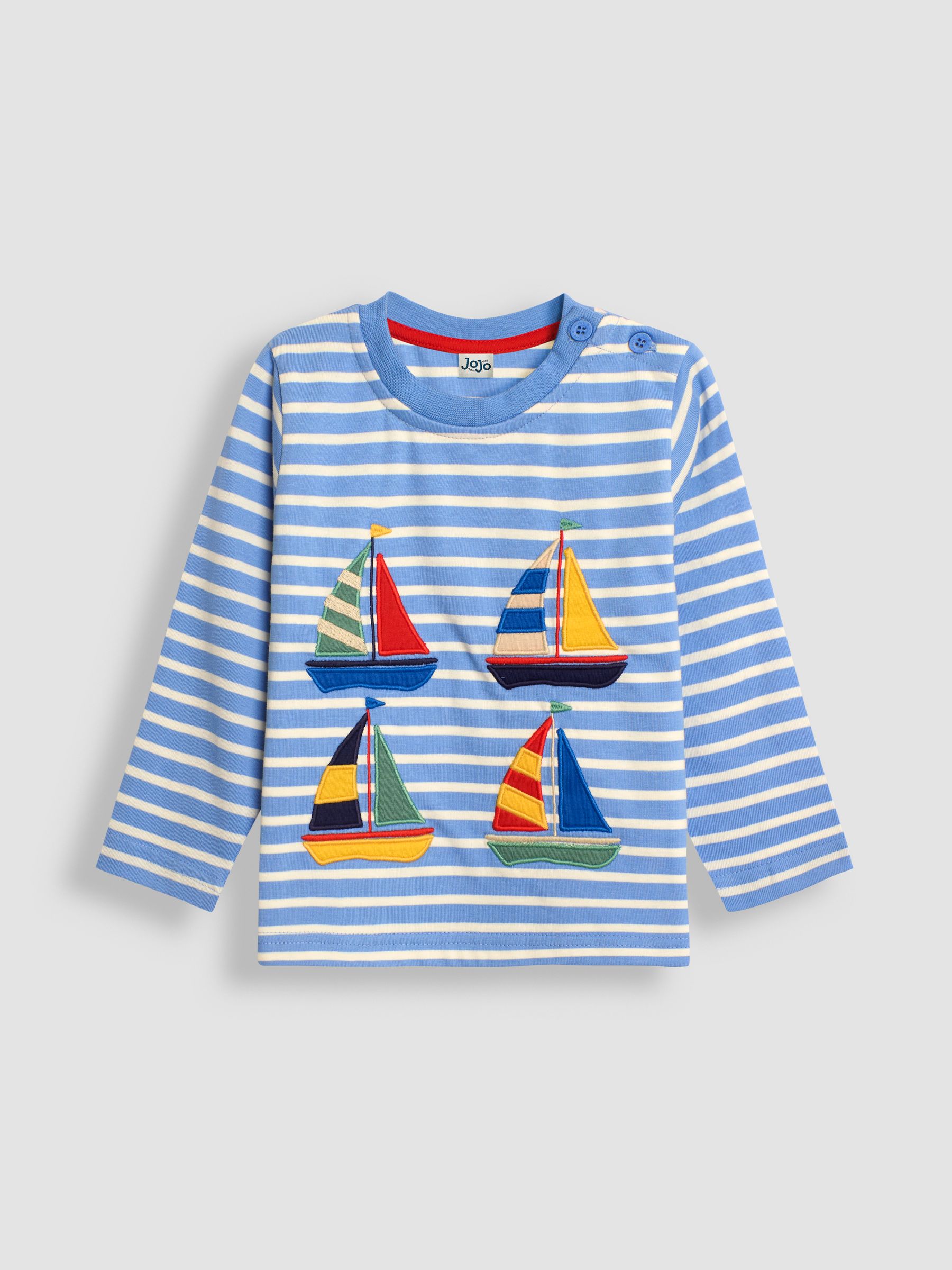 Blue Sailboat Appliqué Top - Image 1 of 3
