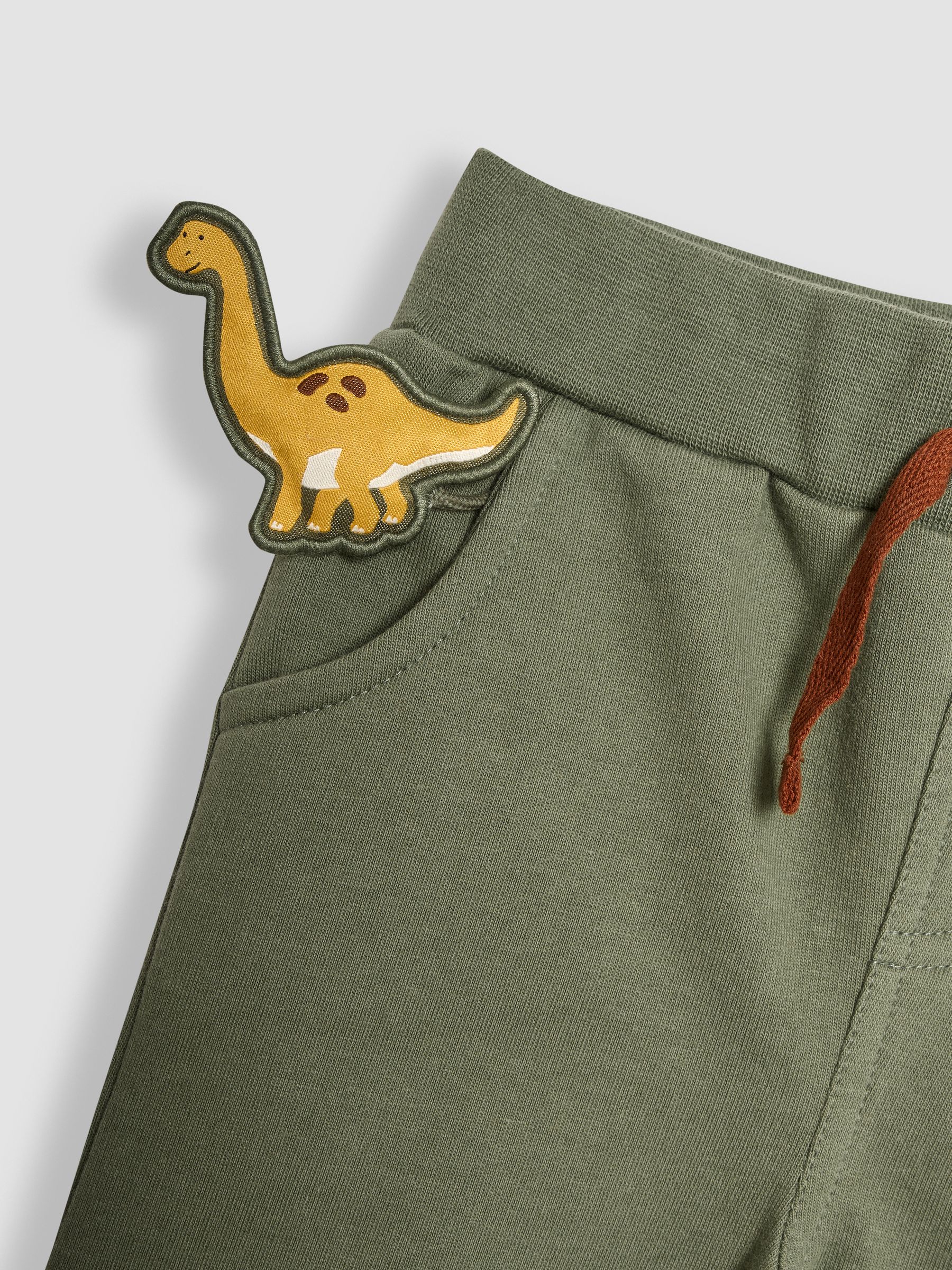 Natural Dinosaur Applique Sweatshirt & Jogger Set - Image 6 of 6