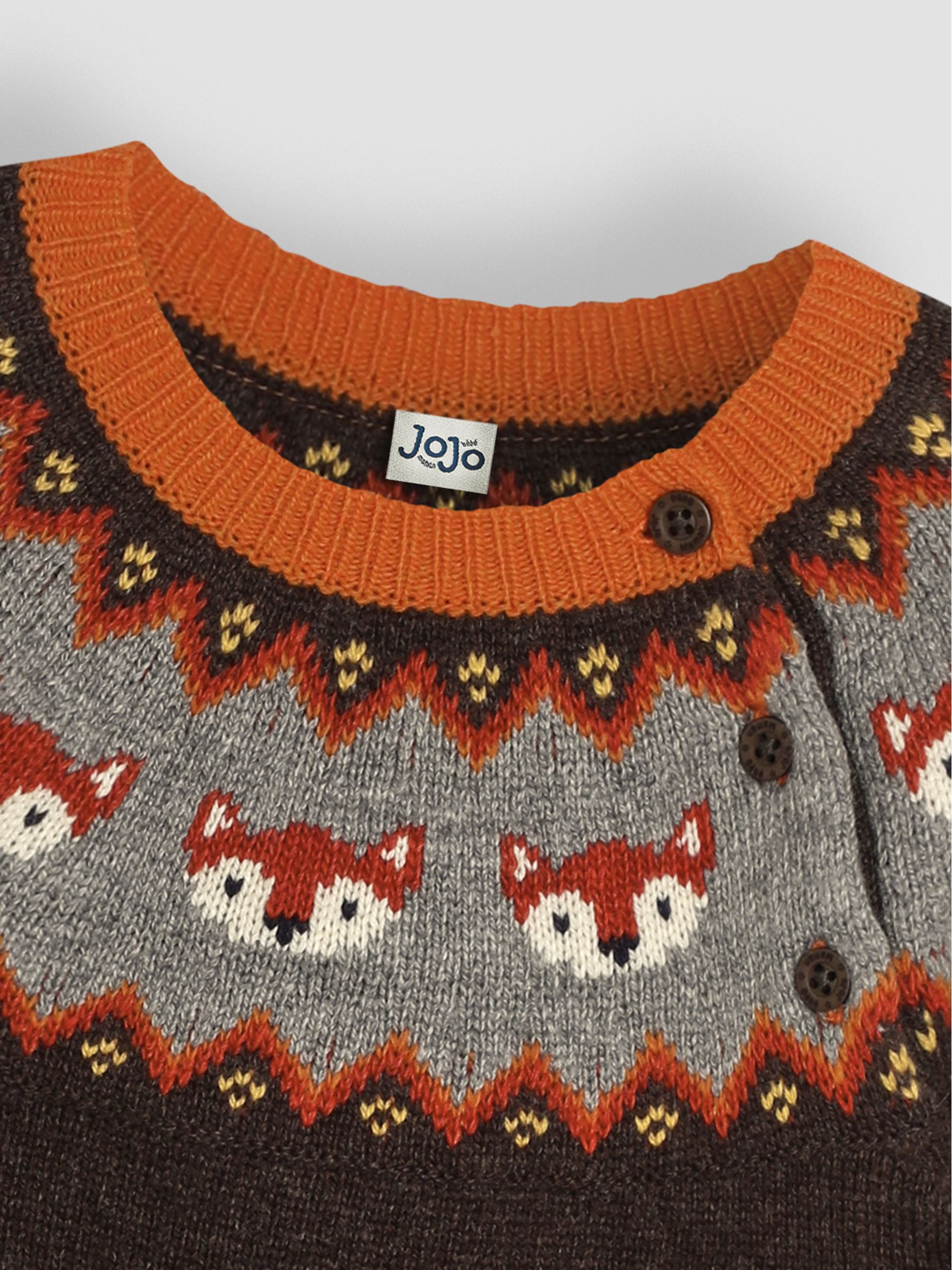 Brown Fox Knit Jumper - Image 3 of 3