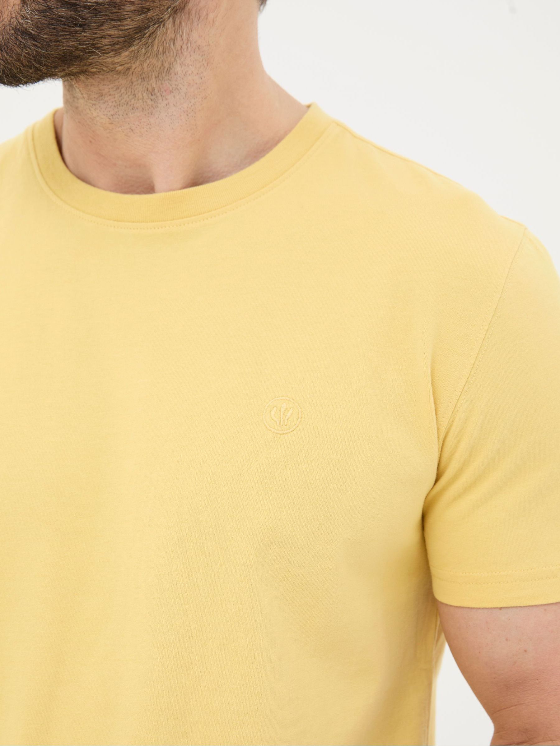 Lulworth Yellow Crew T-Shirt - Image 4 of 5