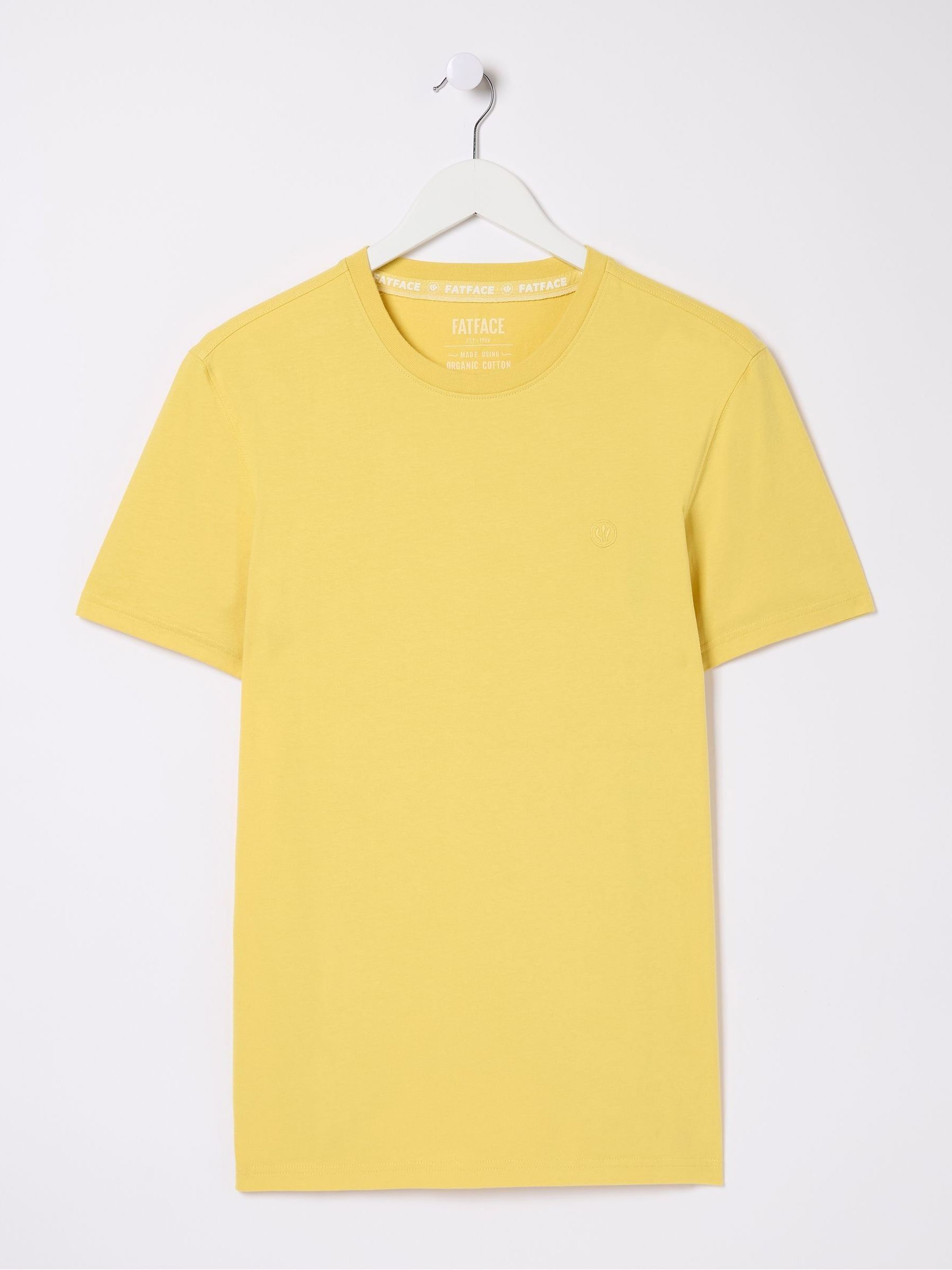Lulworth Yellow Crew T-Shirt - Image 5 of 5