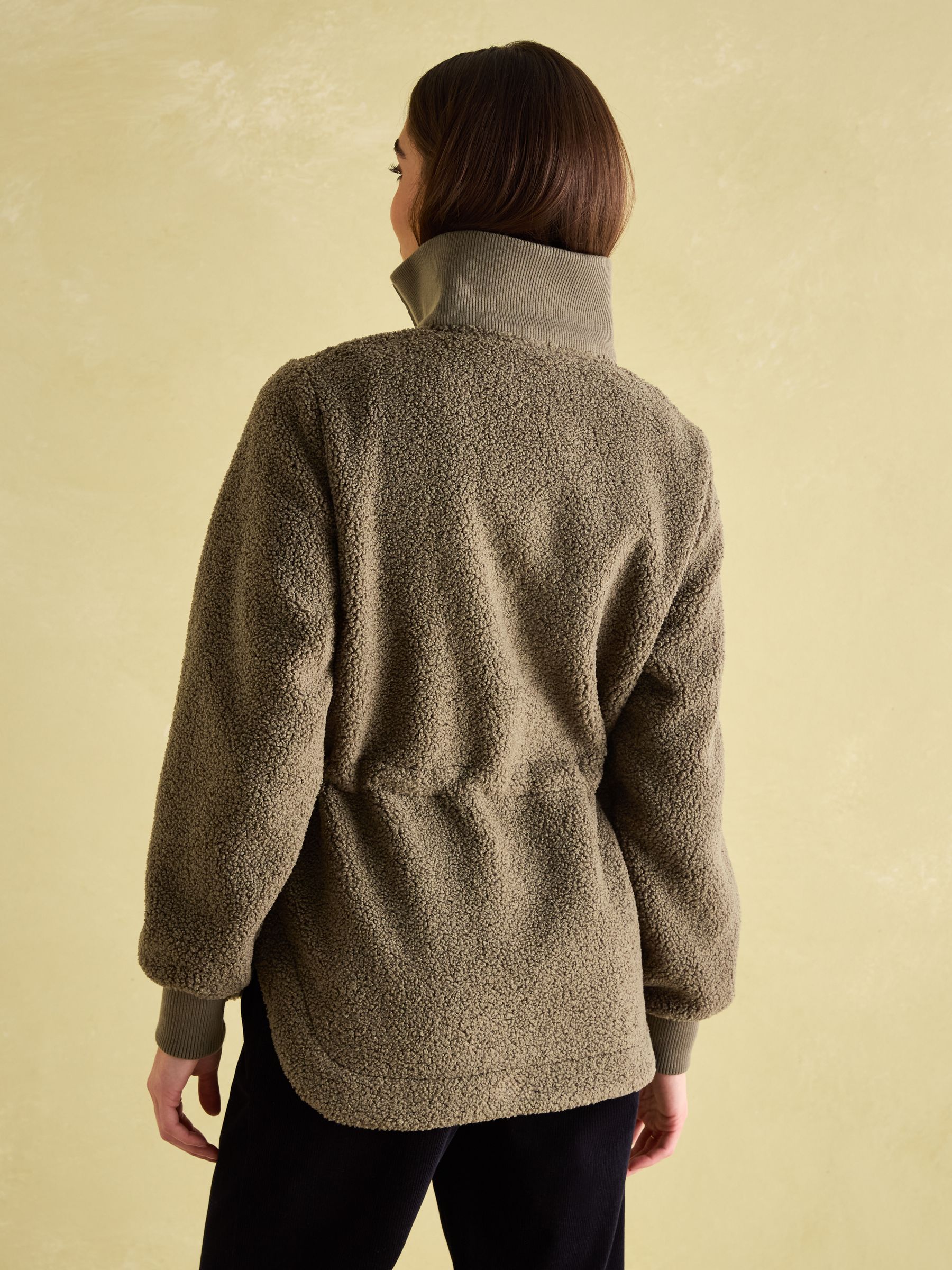 Thurlston Khaki Green Borg Fleece - Image 2 of 7