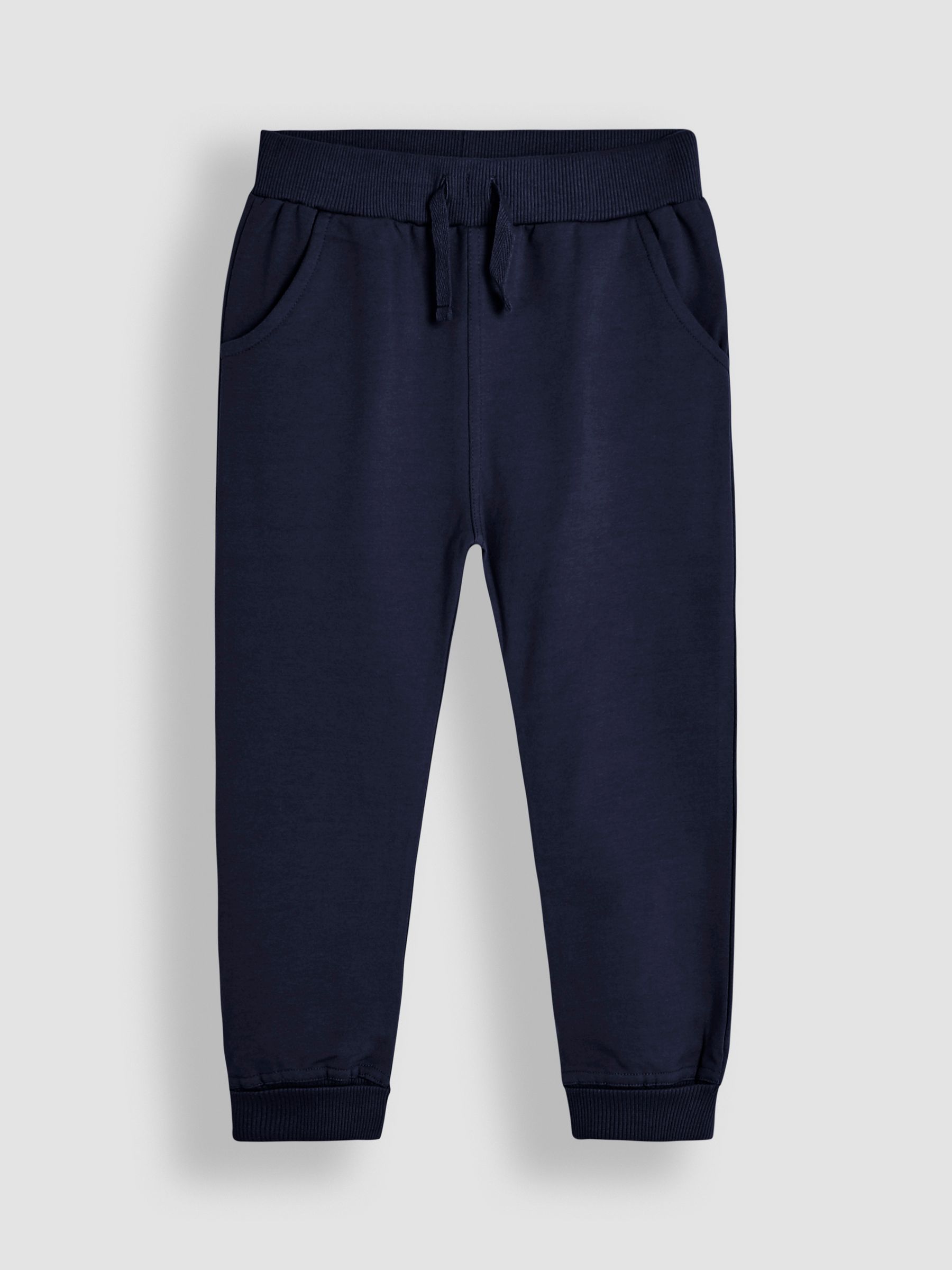Khaki & Navy Blue 2-Pack Fitted Joggers - Image 4 of 7