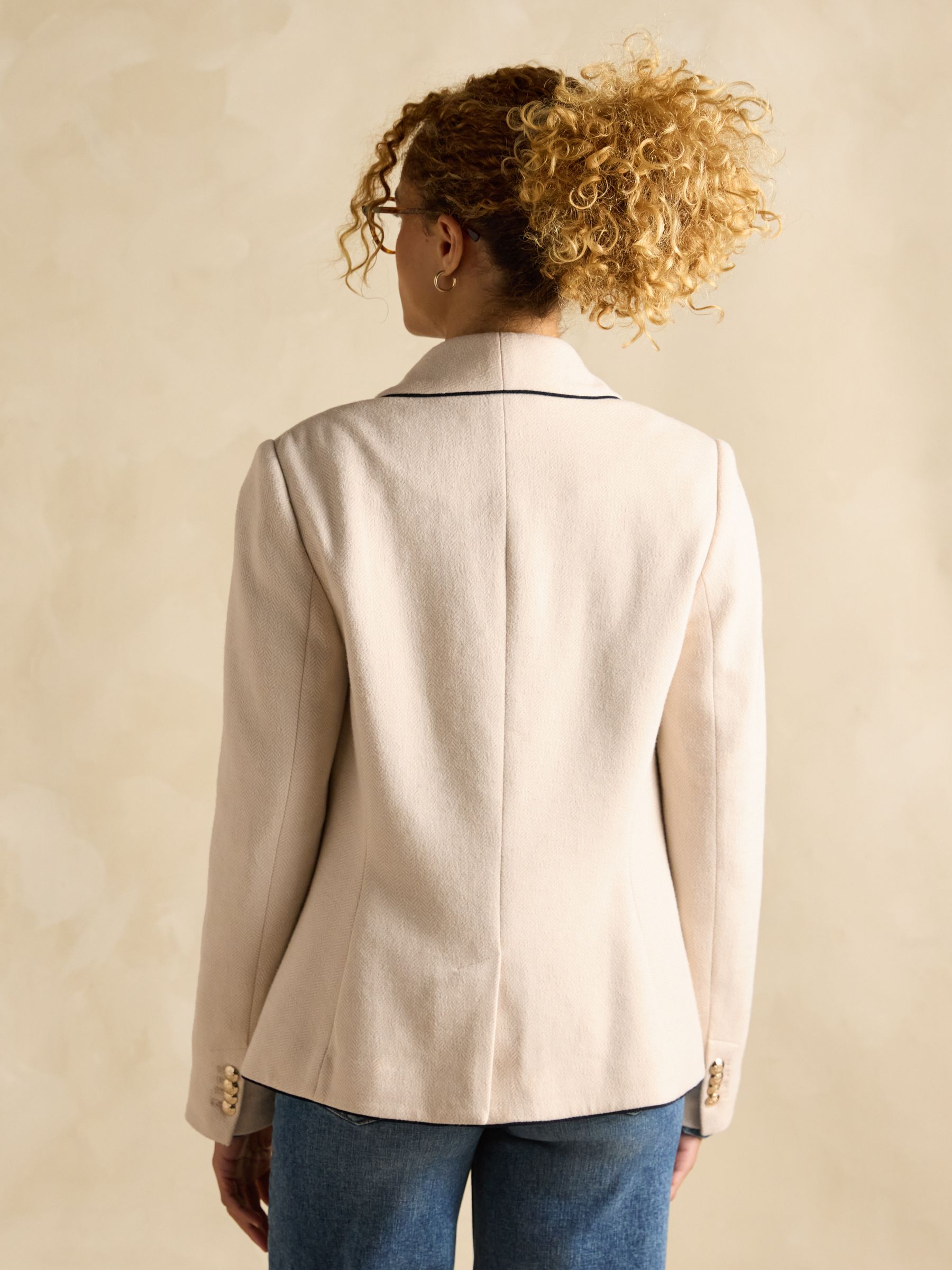 Hartley Oat Shawl Collar Blazer - Image 2 of 8