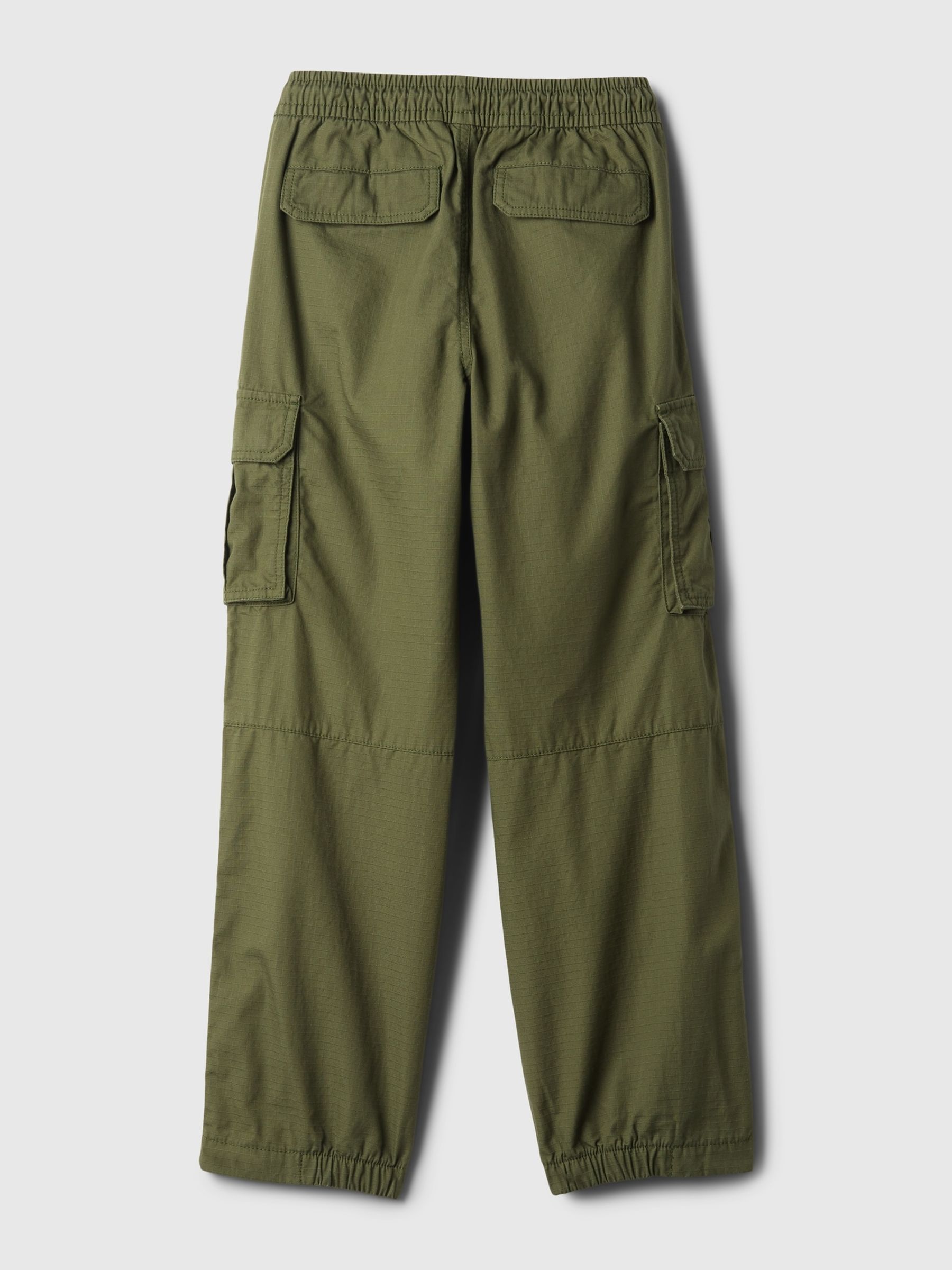 Green Poplin Cargo Trousers (4-13yrs) - Image 3 of 3