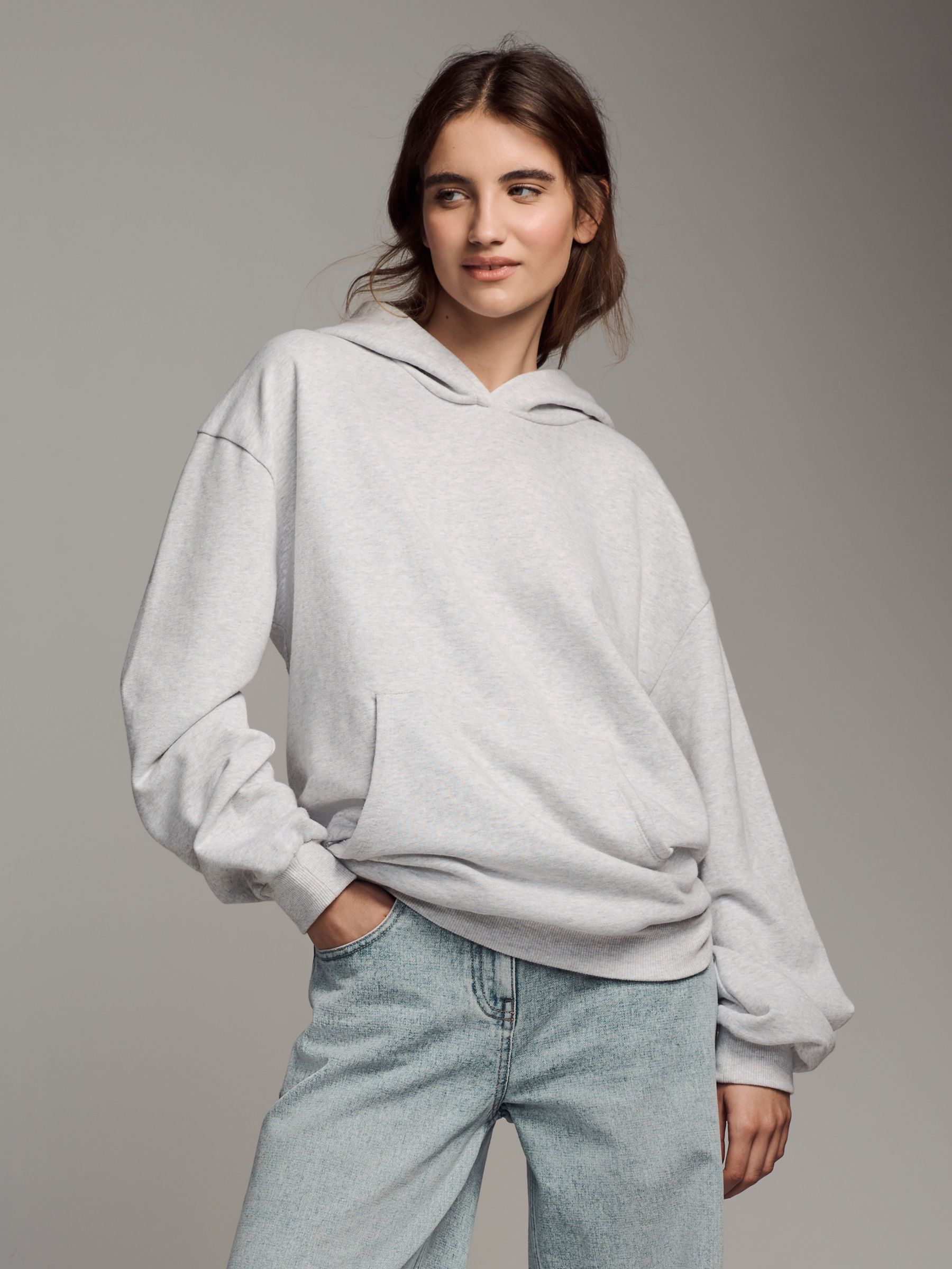 Grey/Black - 2 Pack Relaxed Hoodie - Image 2 of 5
