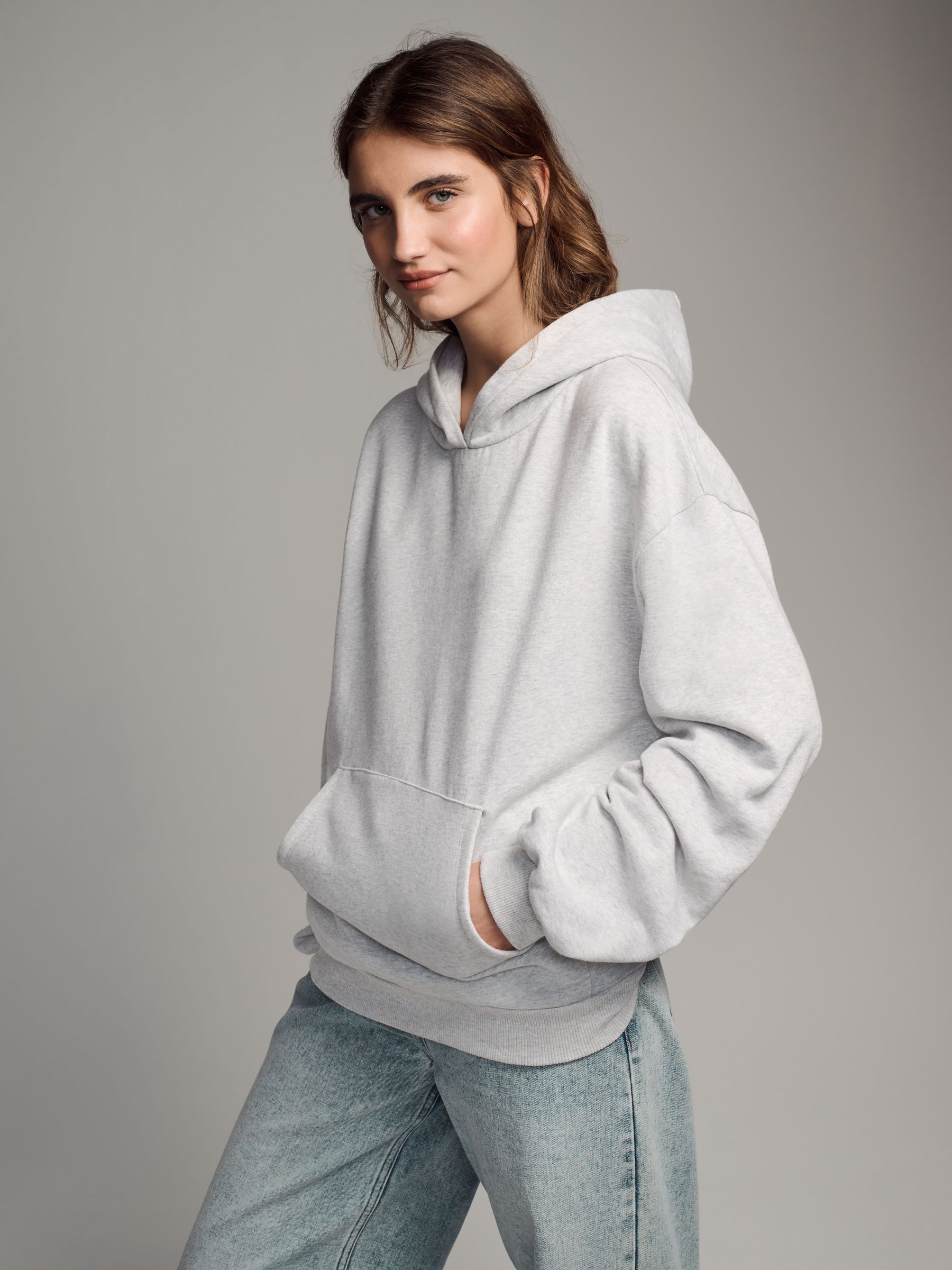 Grey/Black - 2 Pack Relaxed Hoodie - Image 3 of 5