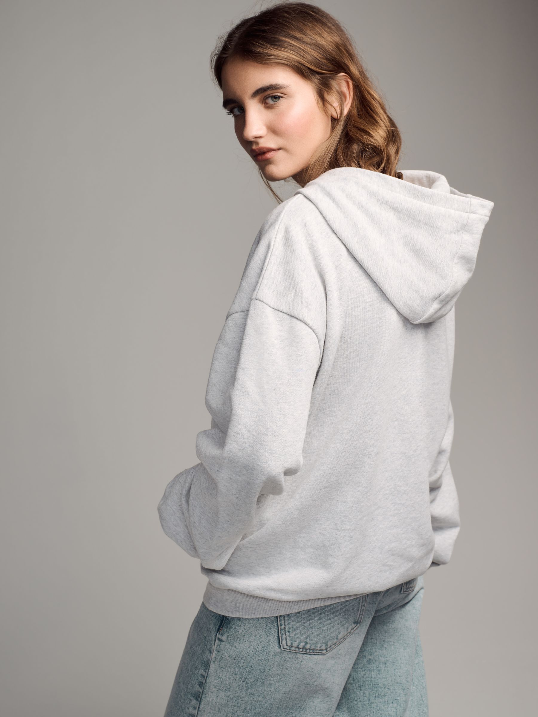 Grey/Black - 2 Pack Relaxed Hoodie - Image 4 of 5