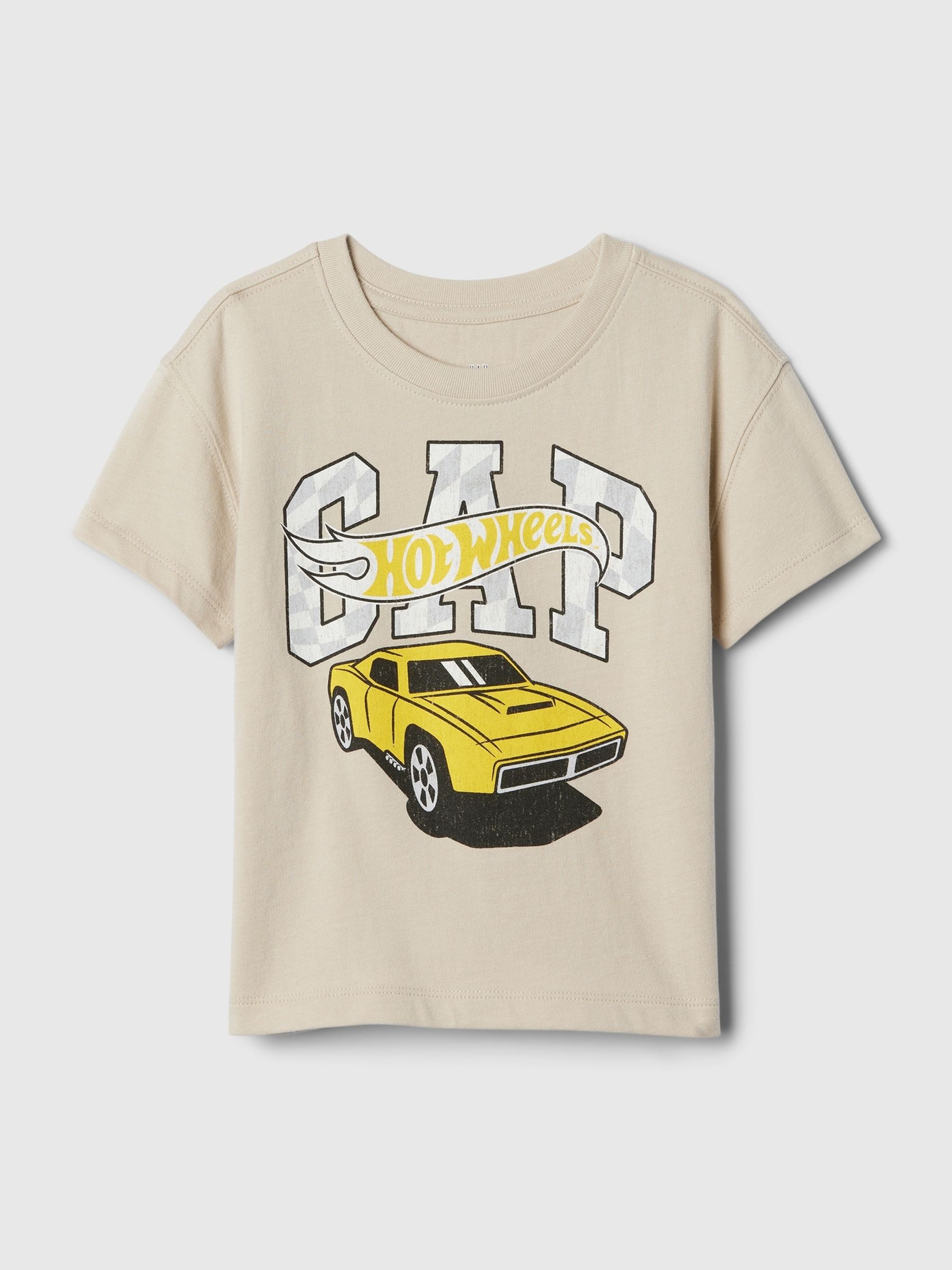 Stone Logo Hot Wheels Graphic Short Sleeve T-Shirt (12mnths-5yrs) - Image 1 of 2 Stone Logo Hot Wheels Graphic Short Sleeve T-Shirt (12mnths-5yrs) - Image 1 of 2
