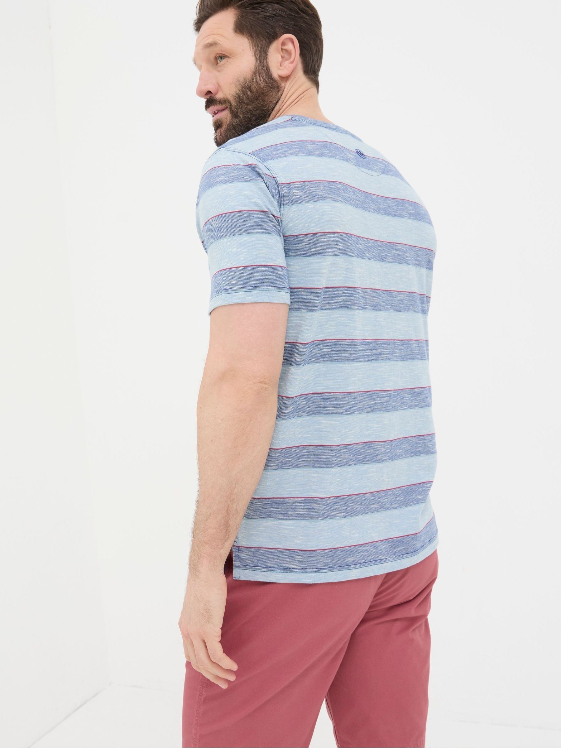 Ferndale Blue Feeder Stripe T-Shirt - Image 2 of 5