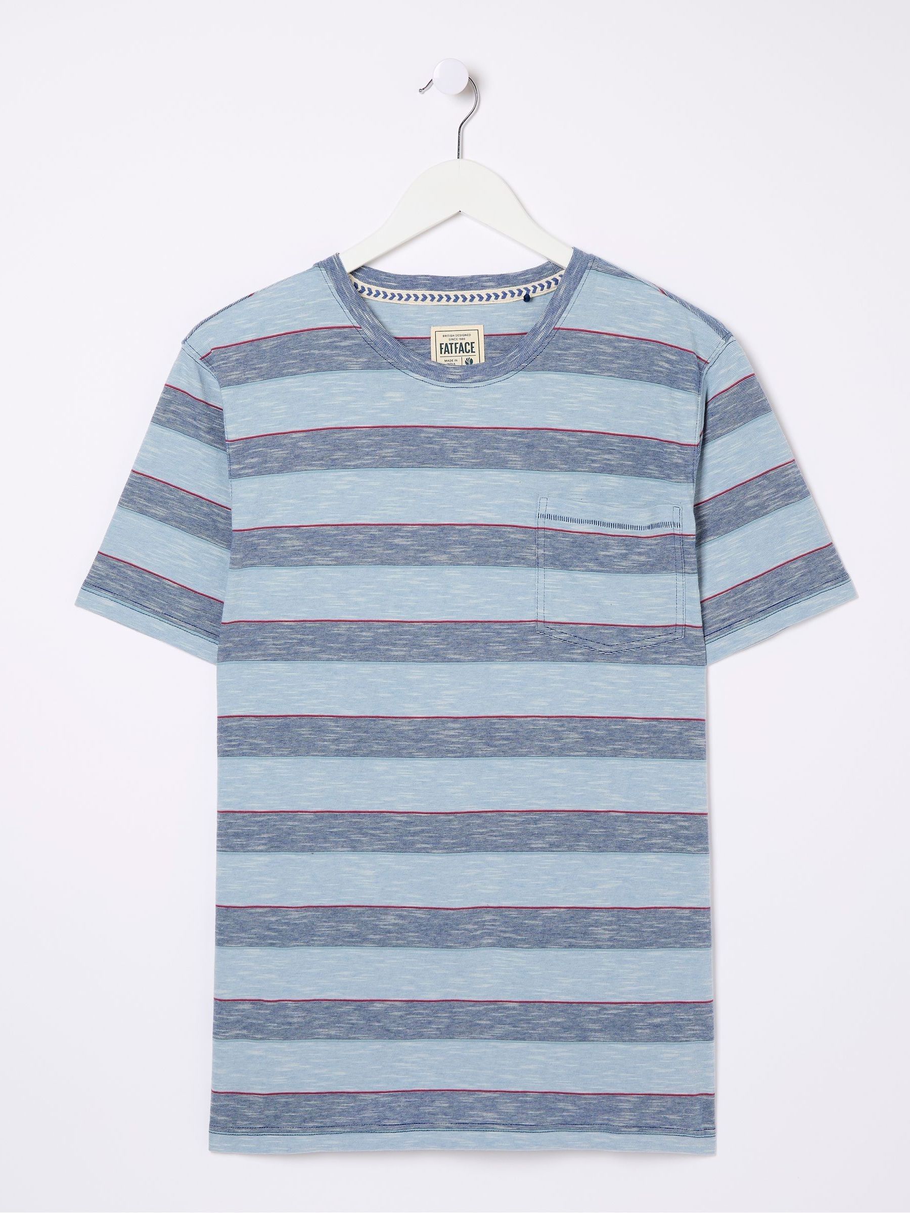 Ferndale Blue Feeder Stripe T-Shirt - Image 5 of 5