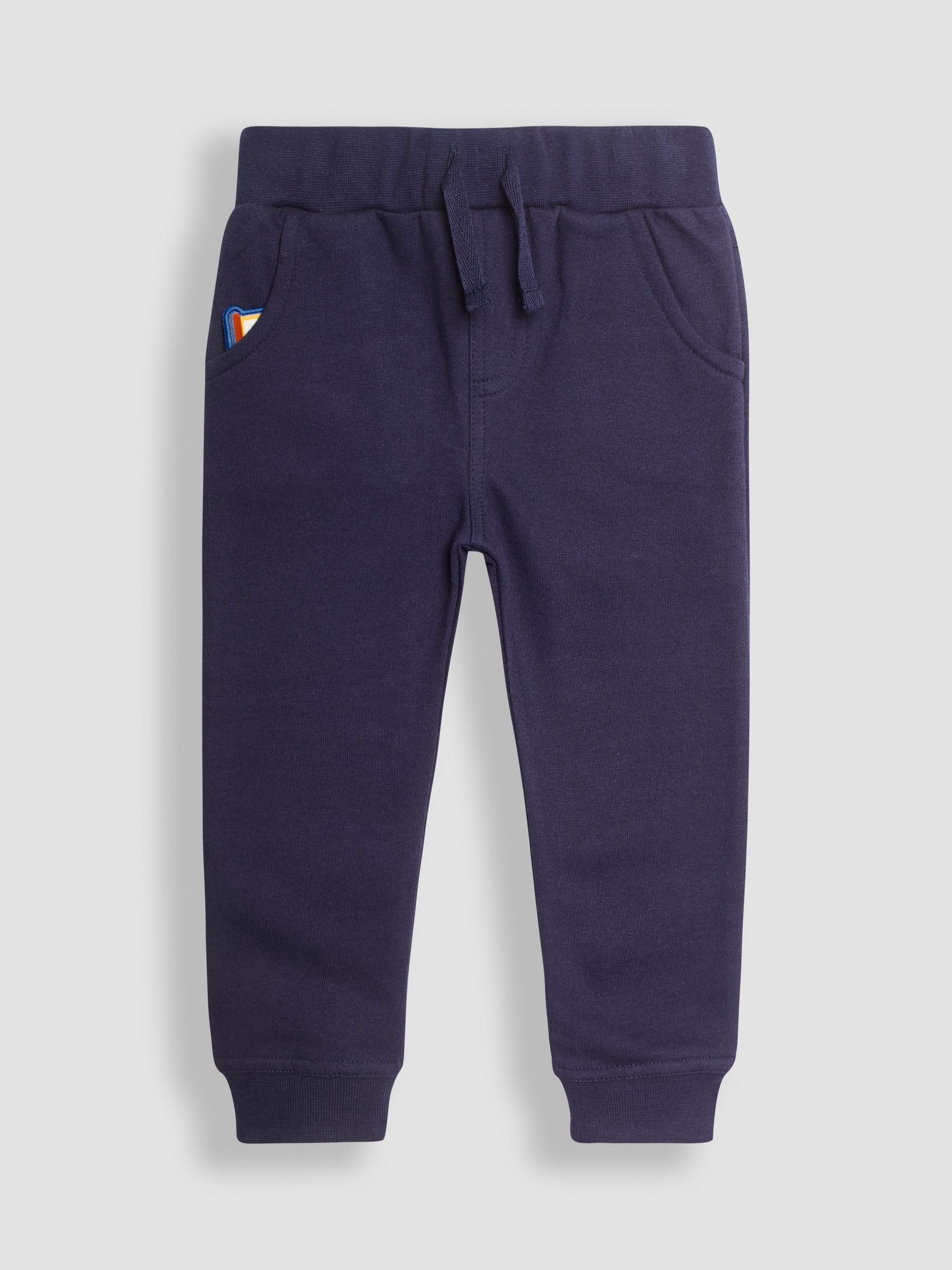 Denim Blue Tractor Colour Block Appliqué Sweatshirt & Jogger Set - Image 2 of 6