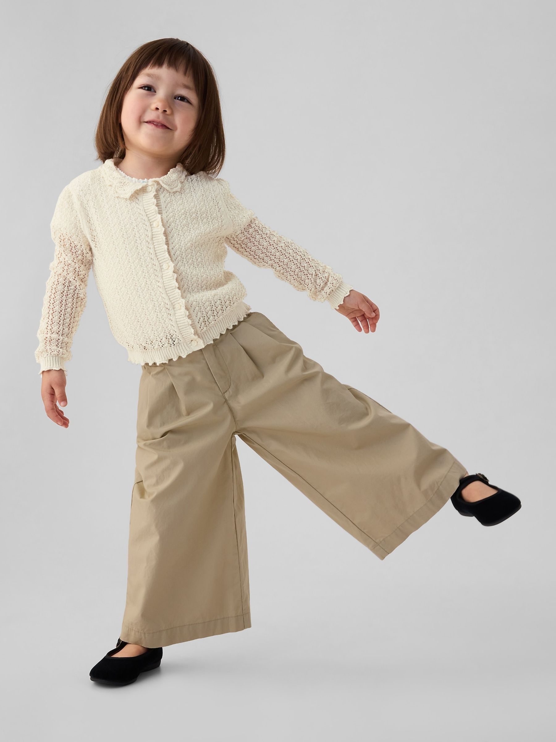 Cream DÔEN Linen-Blend Cardigan (6-12 months) - Image 3 of 5