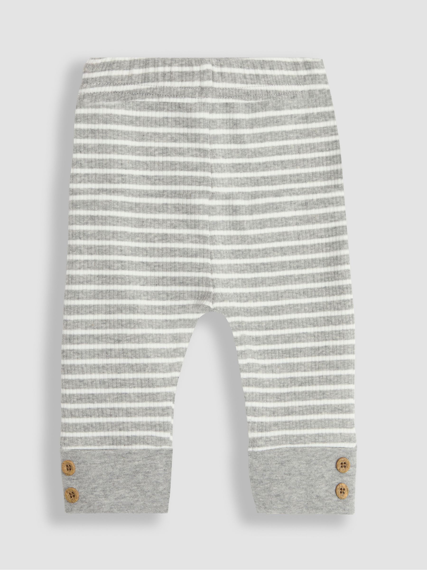 Marl Grey Duck And Tractor Baby 3-Piece Bodysuit & Legging Set - Image 7 of 8