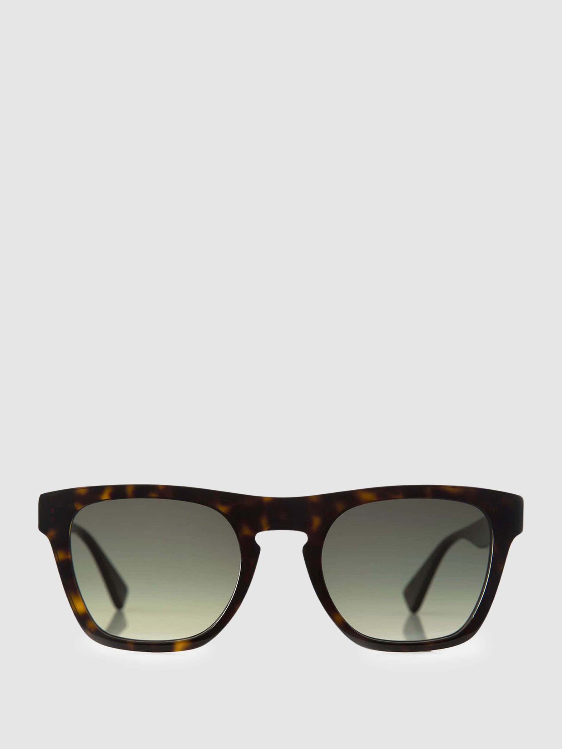 Curry and Paxton Square Sunglasses in Tortoise - Image 1 of 4