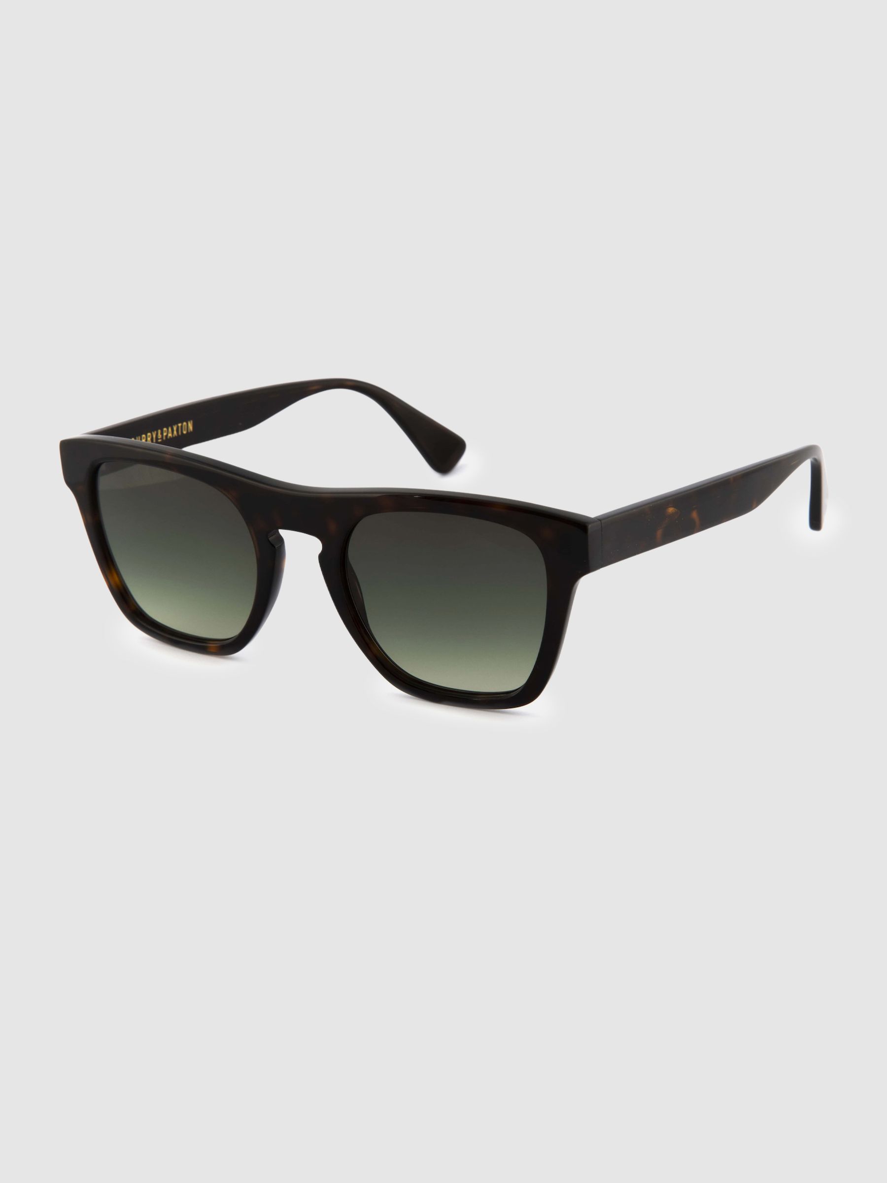 Curry and Paxton Square Sunglasses in Tortoise - Image 2 of 4