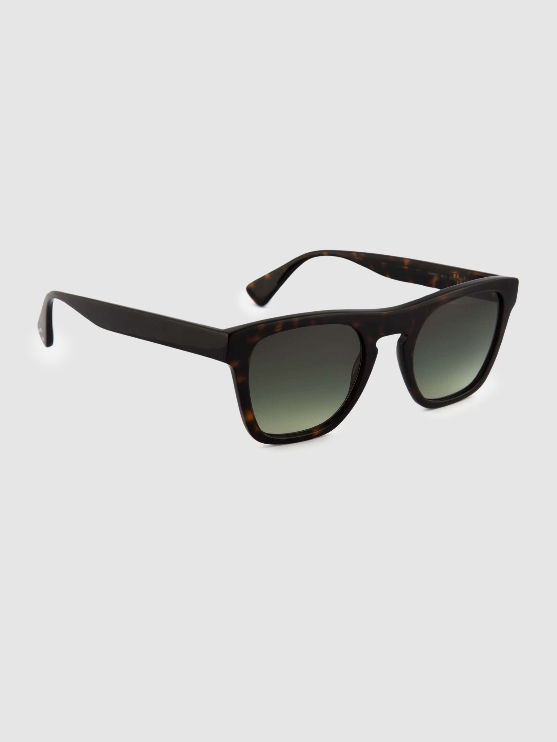 Curry and Paxton Square Sunglasses in Tortoise - Image 3 of 4