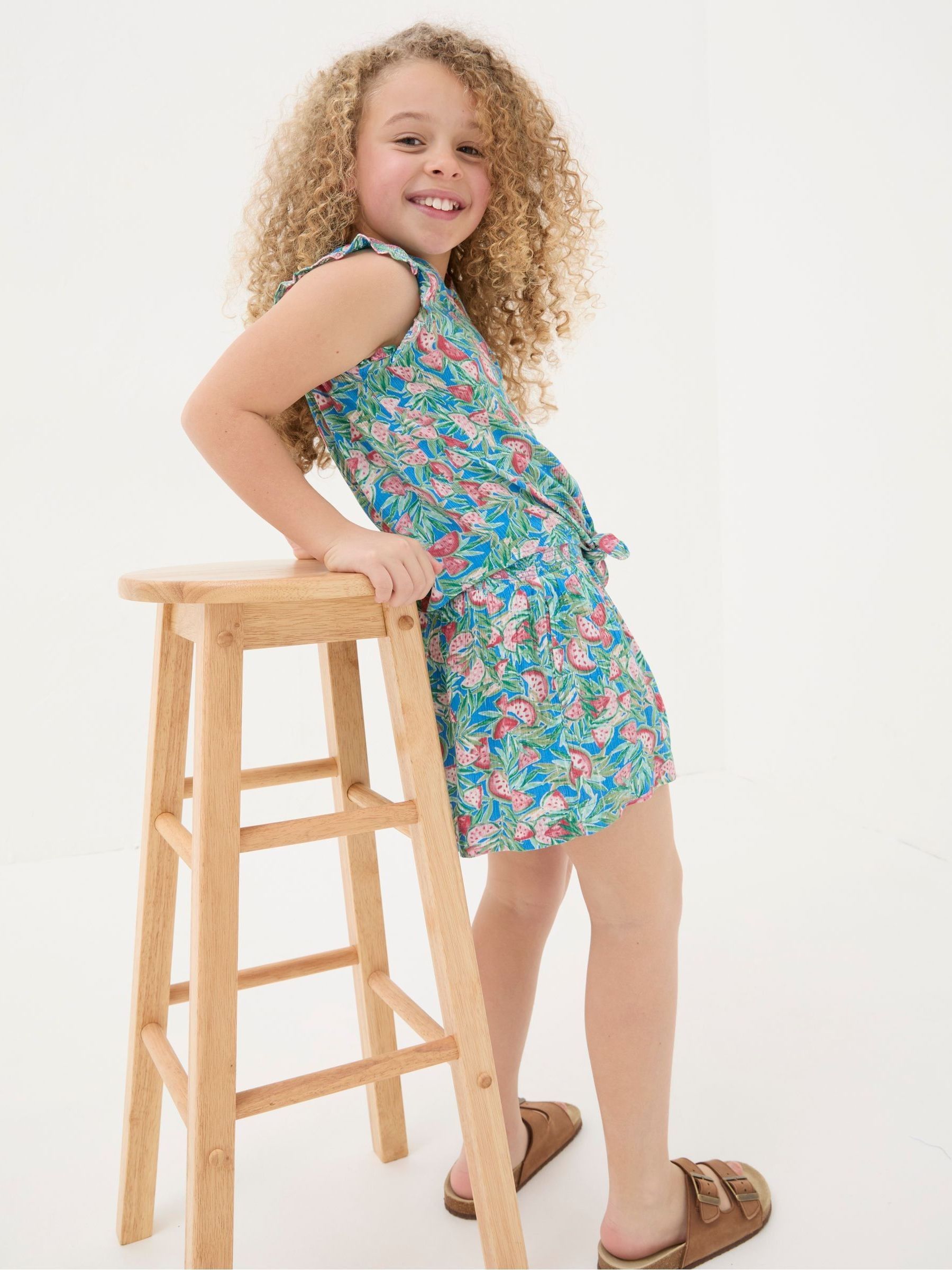 Blue Watermelon Shirt And Short Set - Image 3 of 5