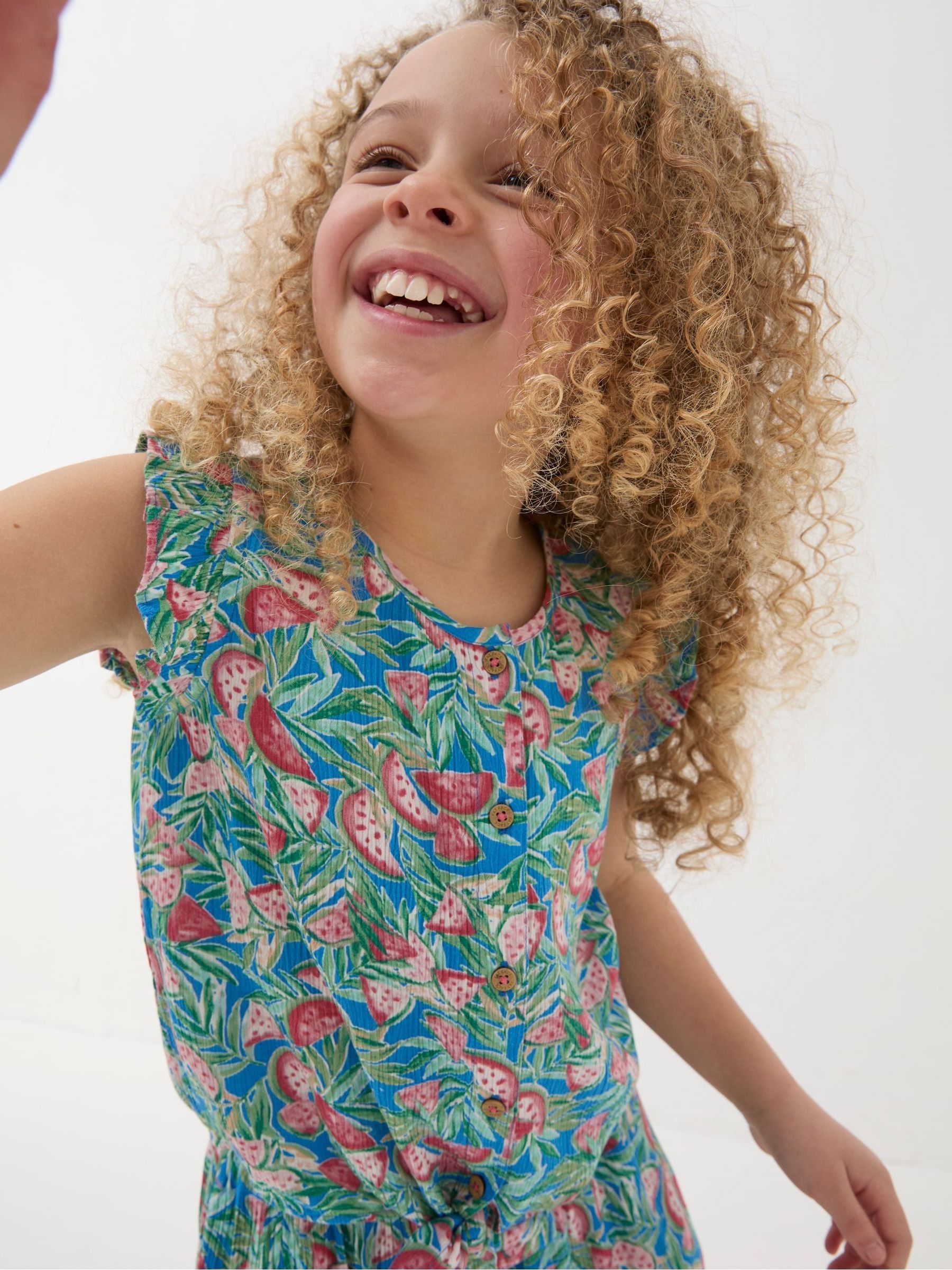 Blue Watermelon Shirt And Short Set - Image 4 of 5