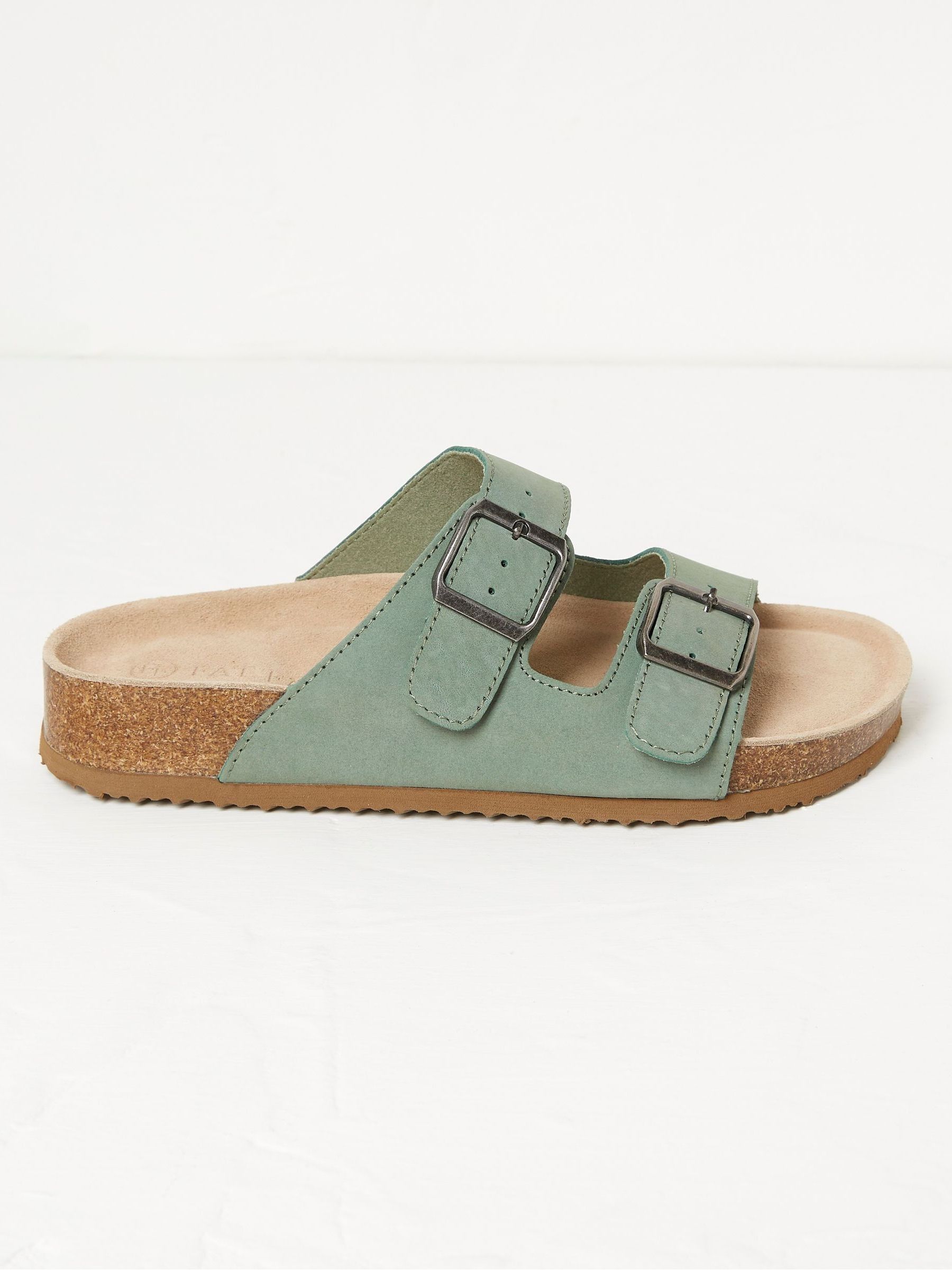 Meldon Green Footbed Sandals - Image 1 of 3