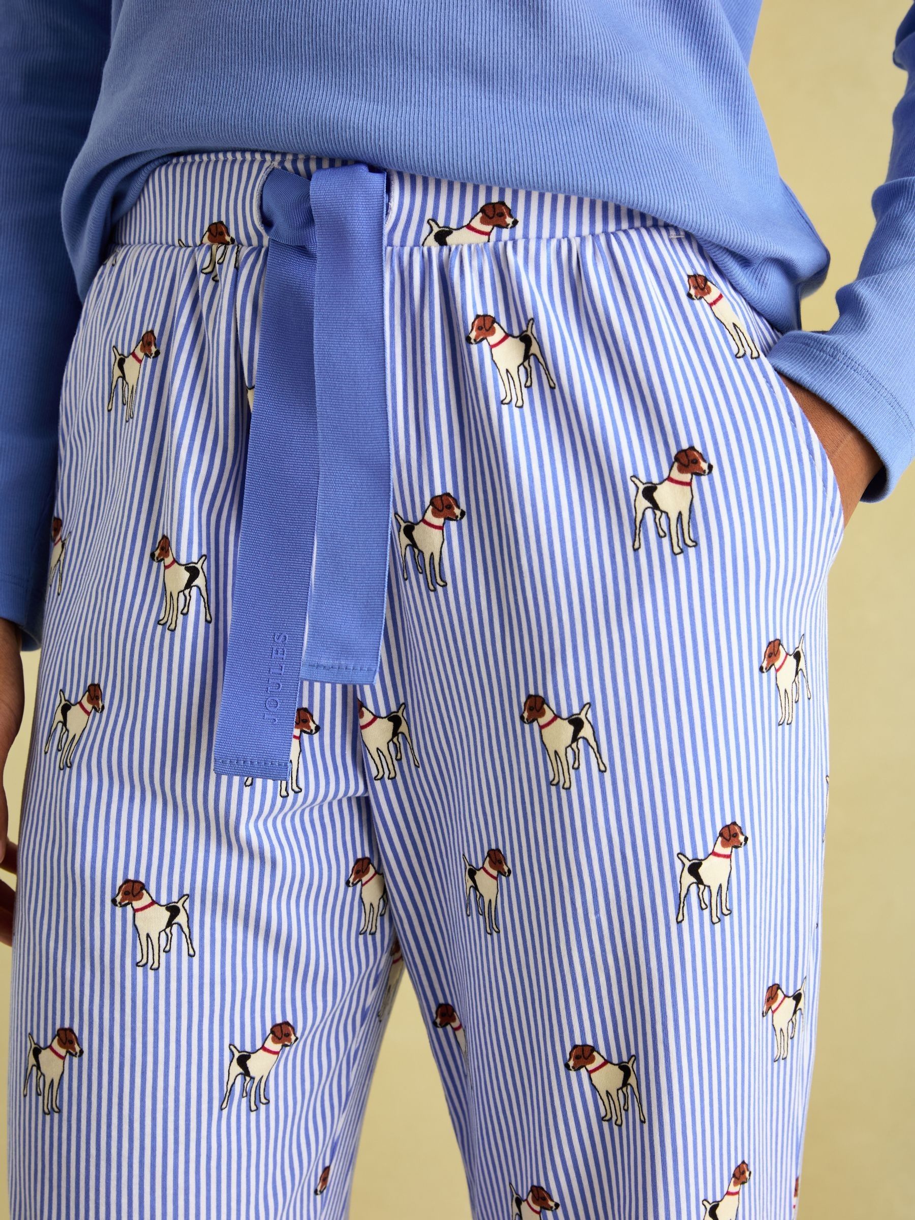 Lyla Blue Jersey Pyjama Set - Image 5 of 8