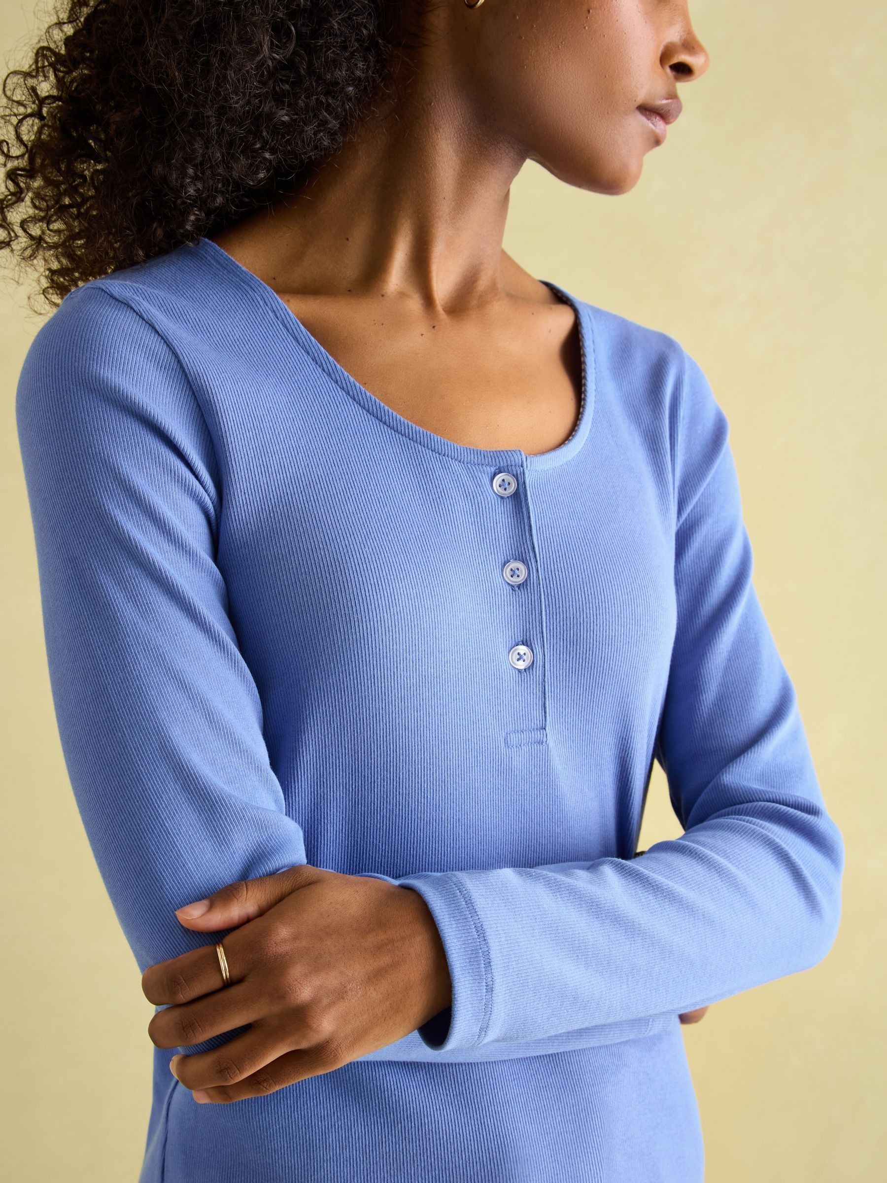 Lyla Blue Jersey Pyjama Set - Image 6 of 8