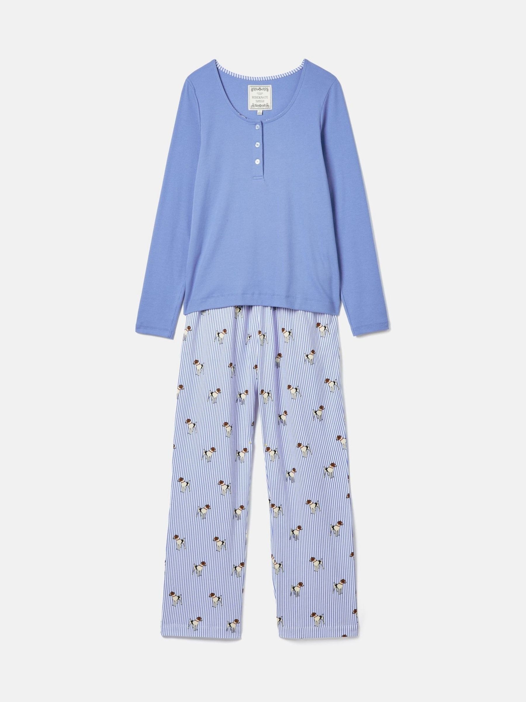 Lyla Blue Jersey Pyjama Set - Image 7 of 8