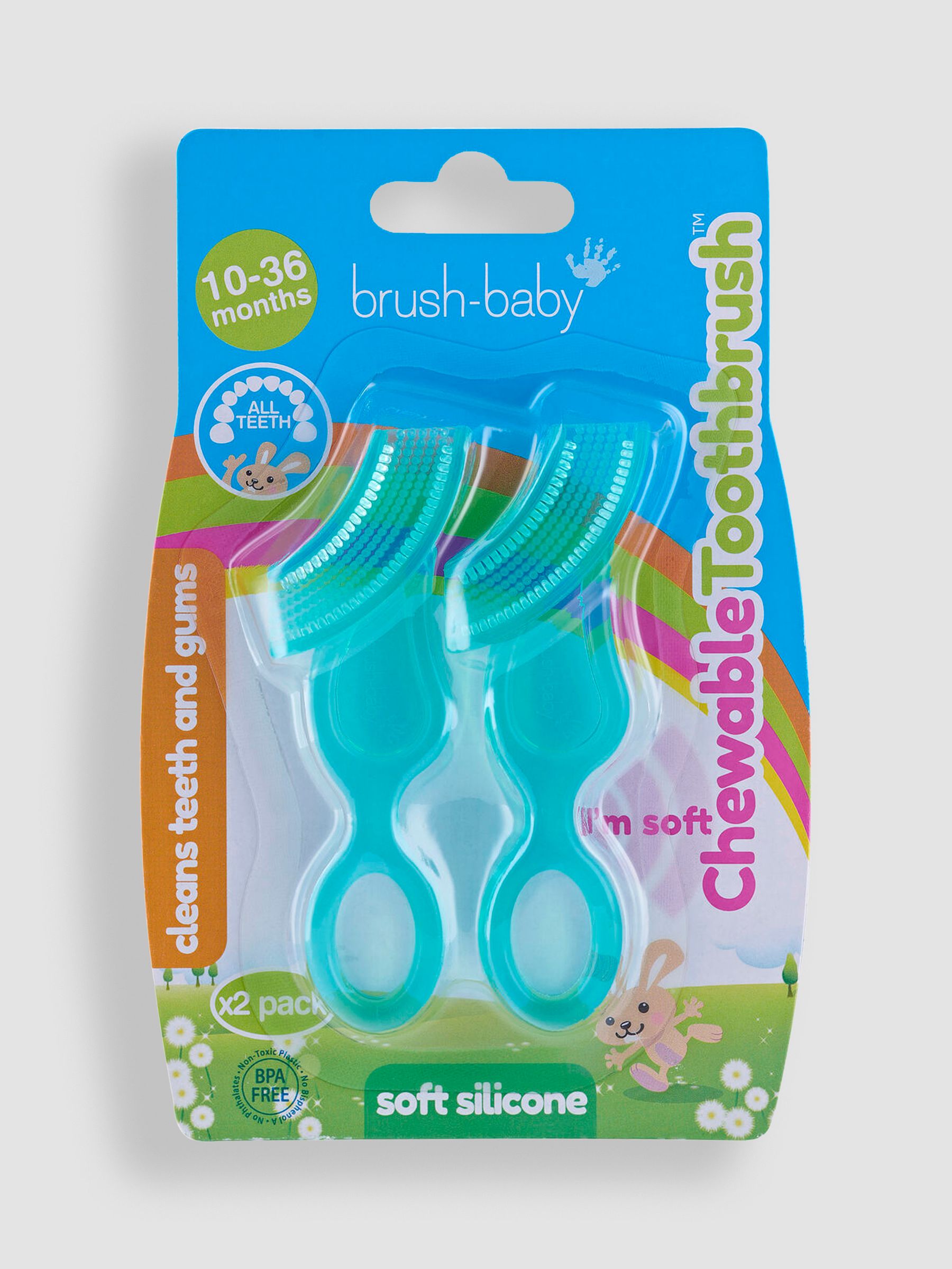 Brush Baby 2-Piece Chewable Toothbrushes - Image 1 of 3