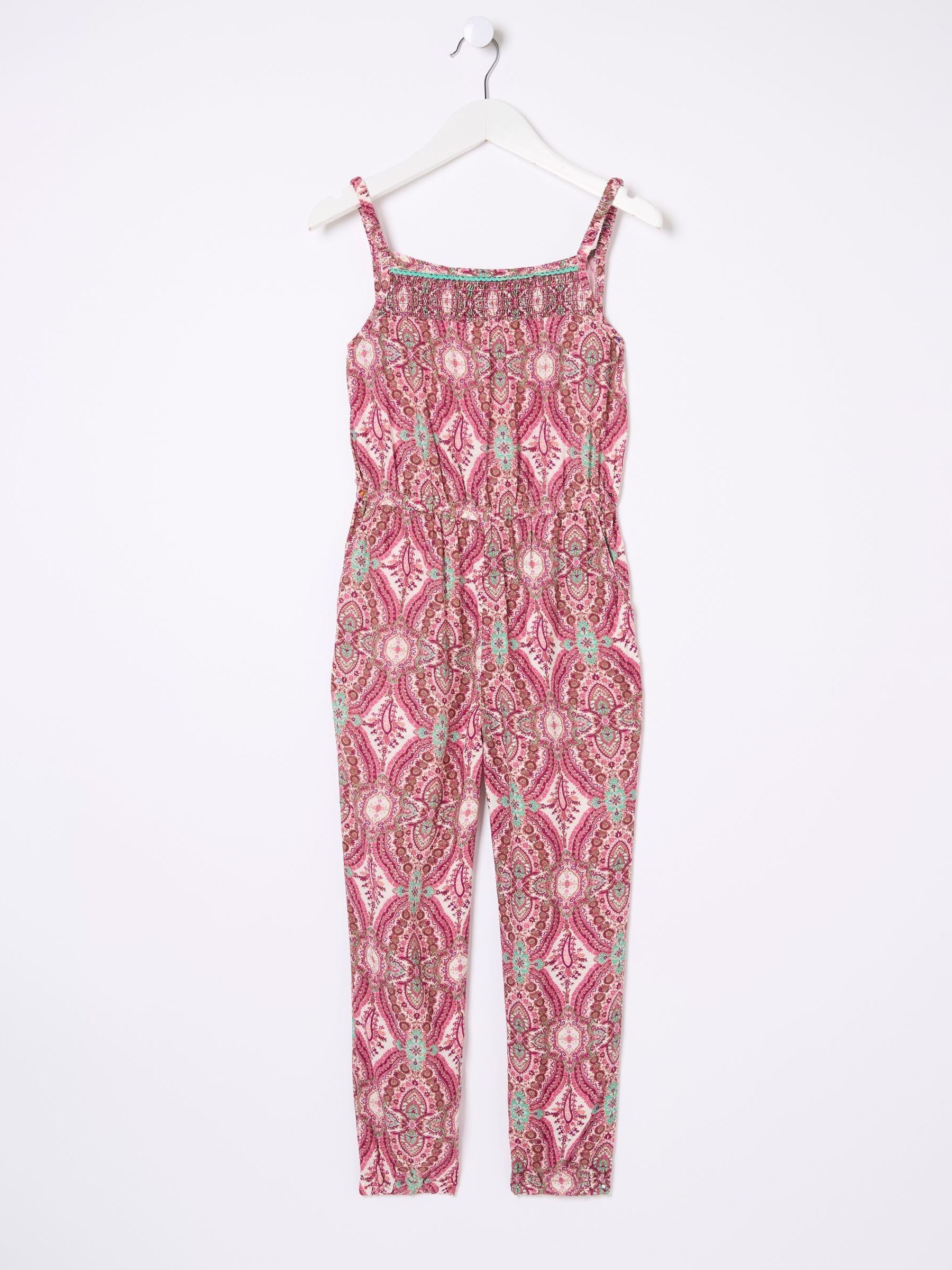 Purple Paisley Print Jumpsuit - Image 5 of 5