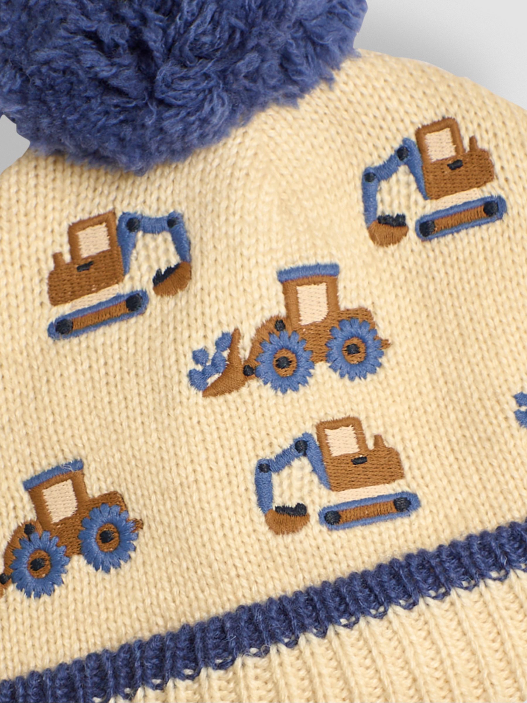 Cream Embroidered Hat - Image 3 of 3